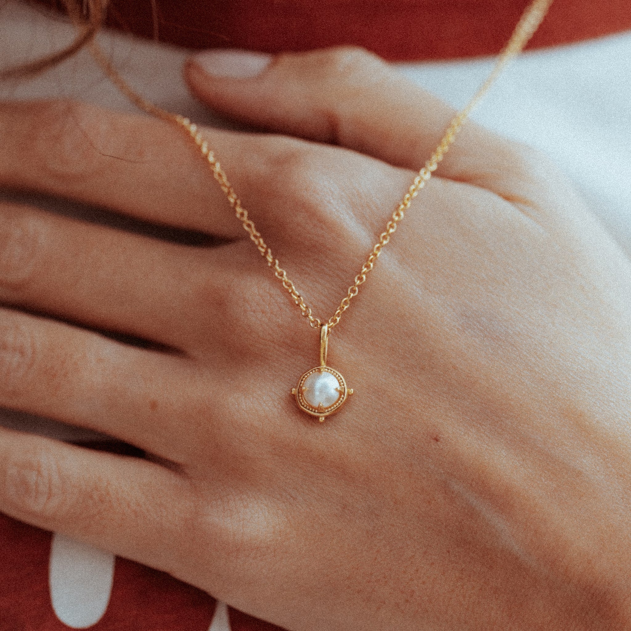 Pearl Talisman Charm