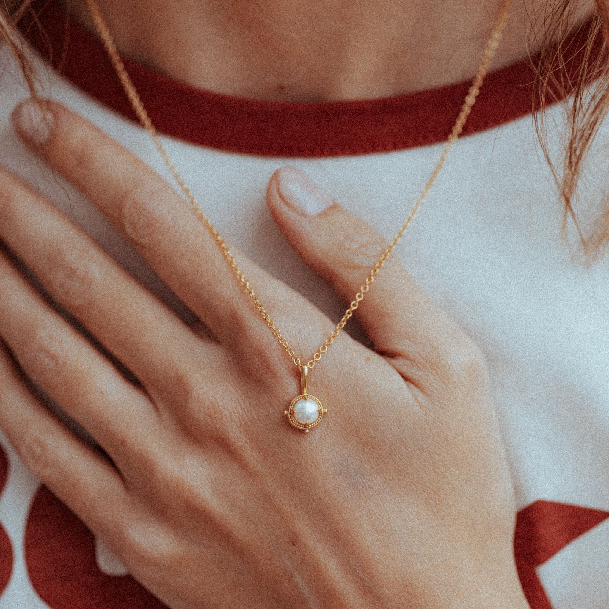 Pearl Talisman Charm
