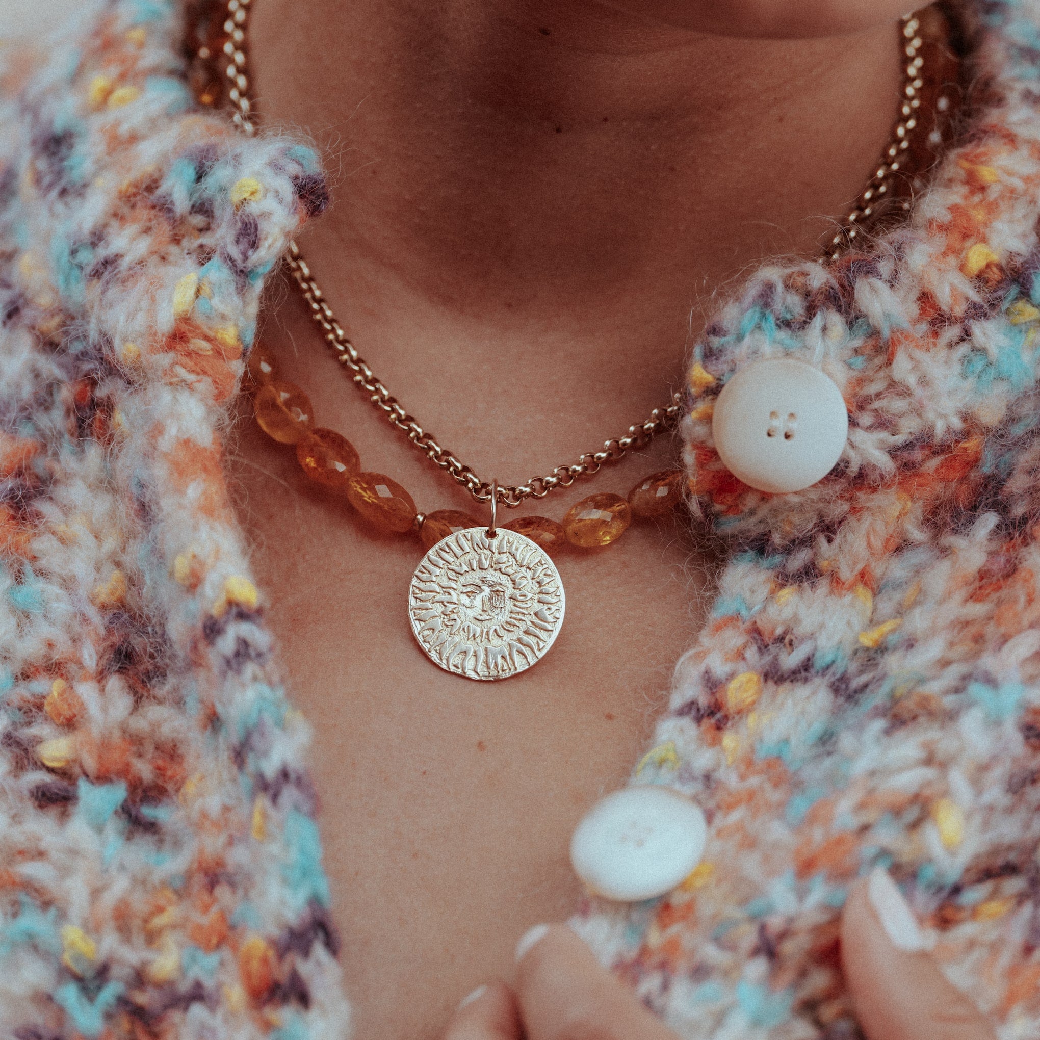 The Royal Lion Sun Necklace