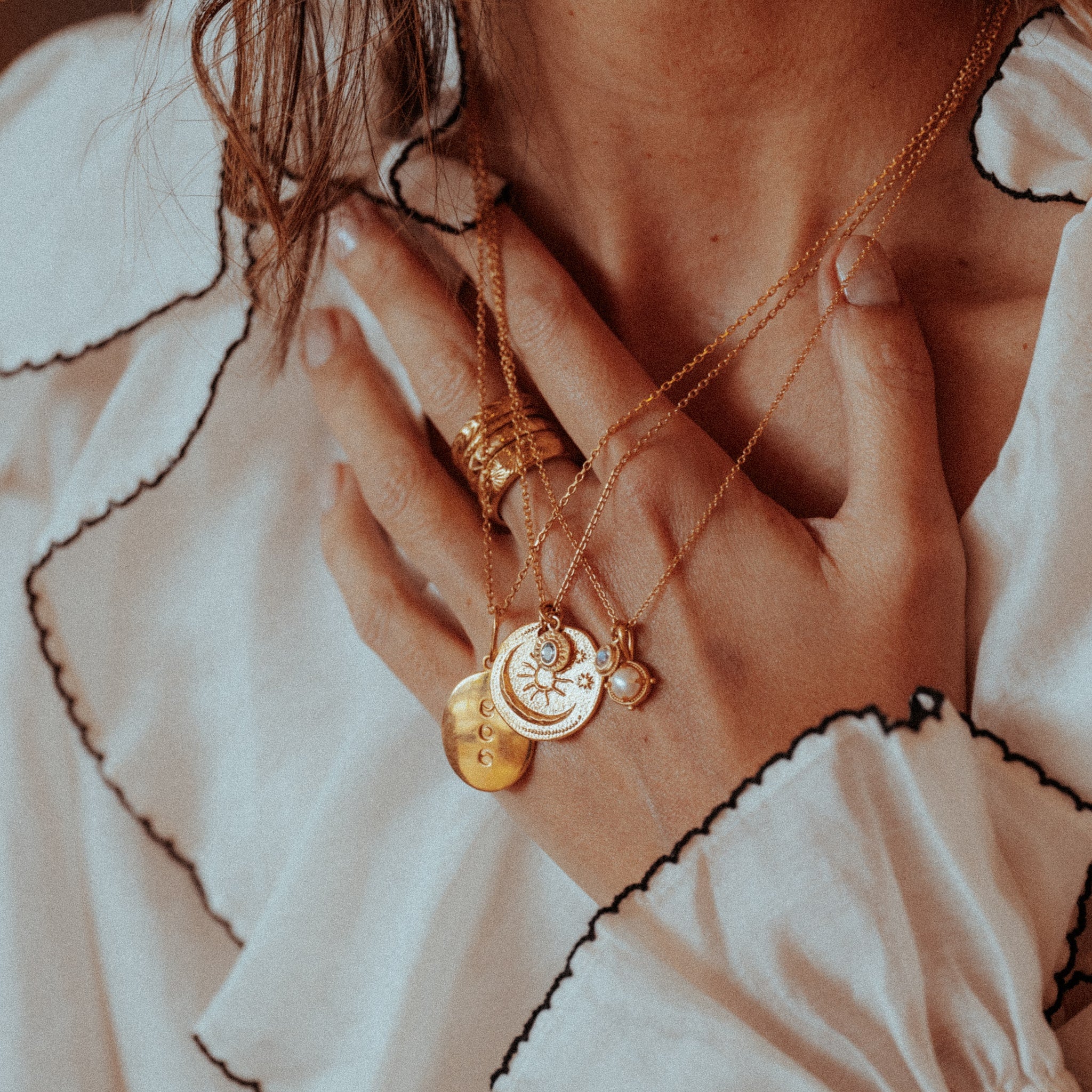 Pearl Talisman Charm