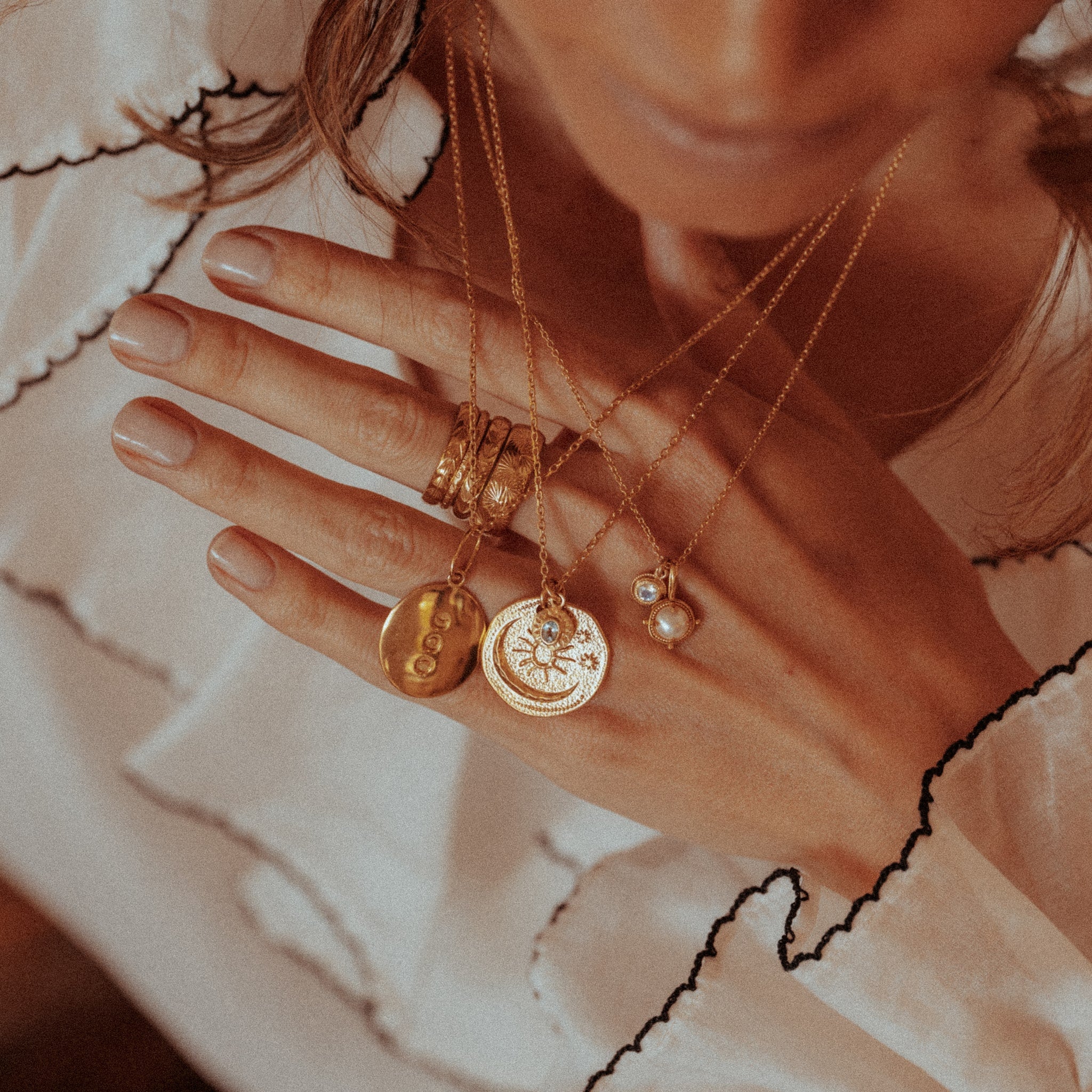 Pearl Talisman Charm