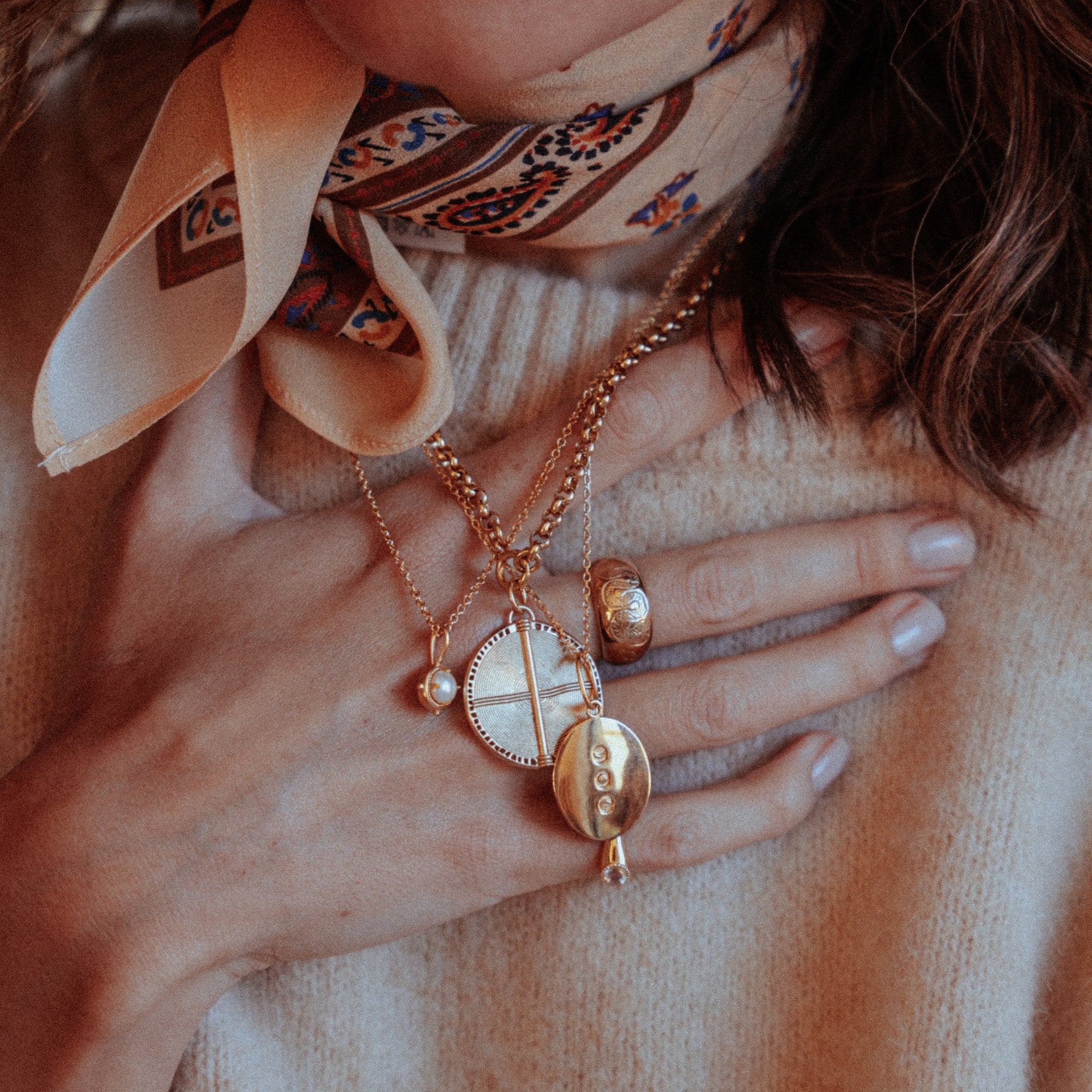 Pearl Talisman Charm
