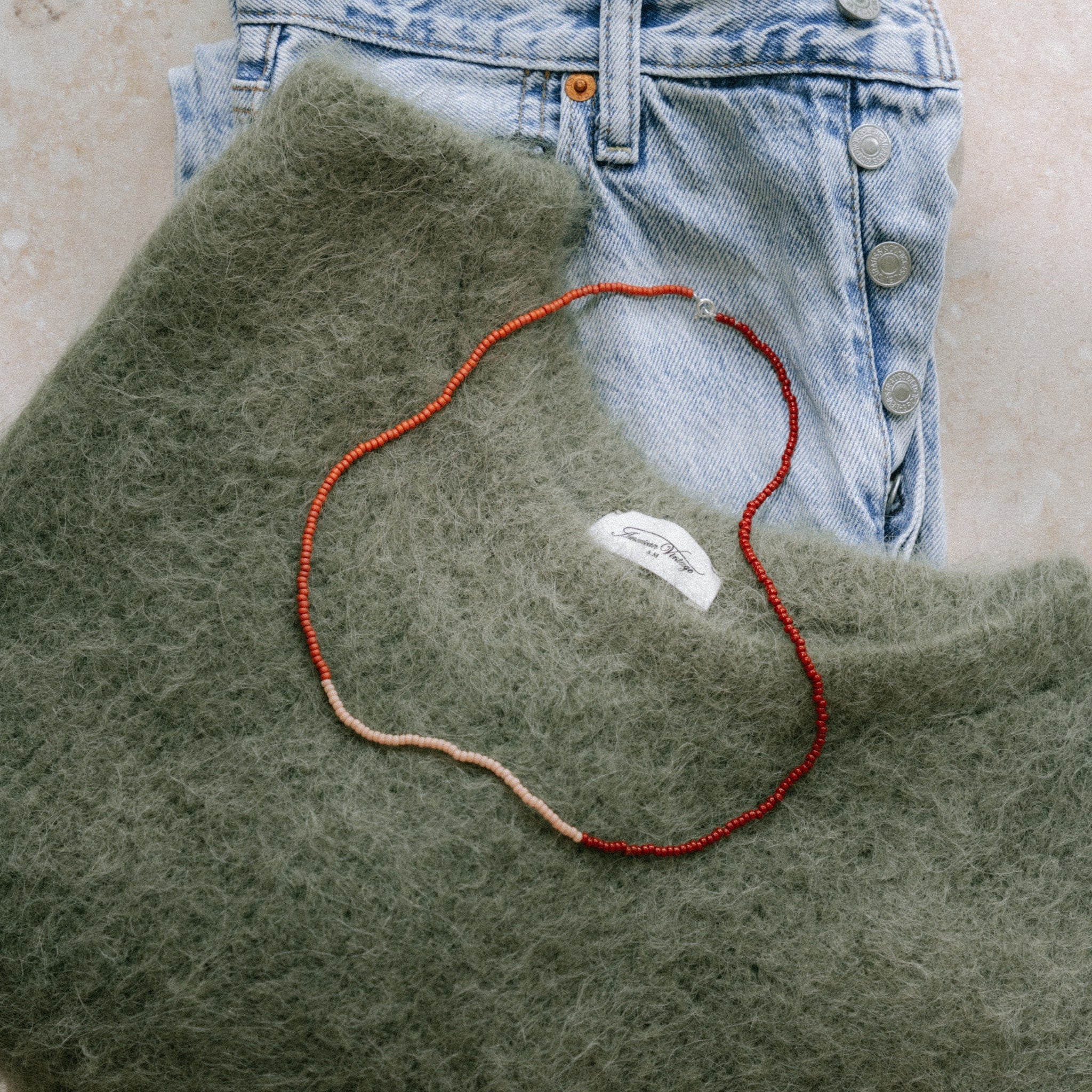Japanese Miyuki Bead Necklace | Pink, Maroon & Terracotta