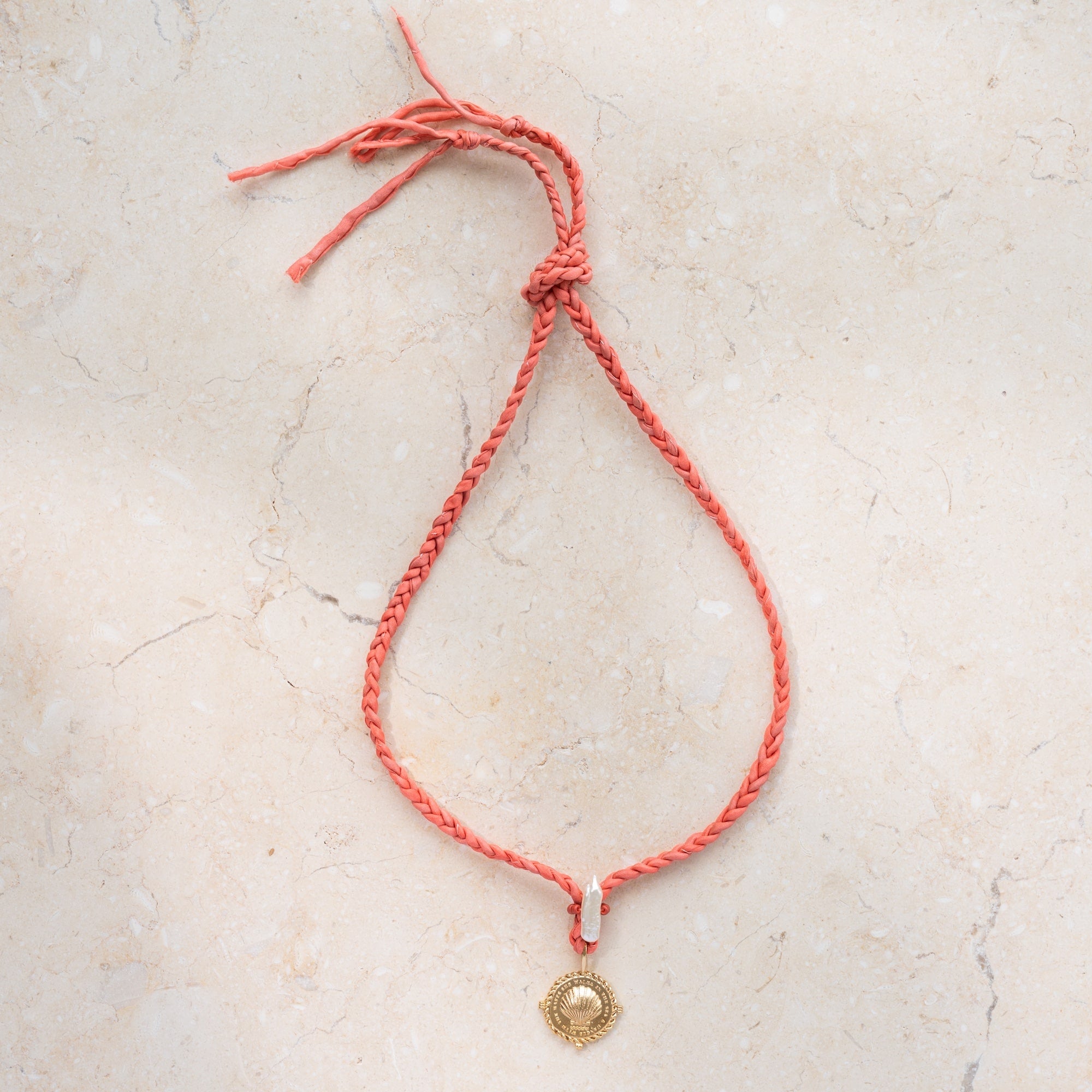 Woven Silk Cord Ondine necklace