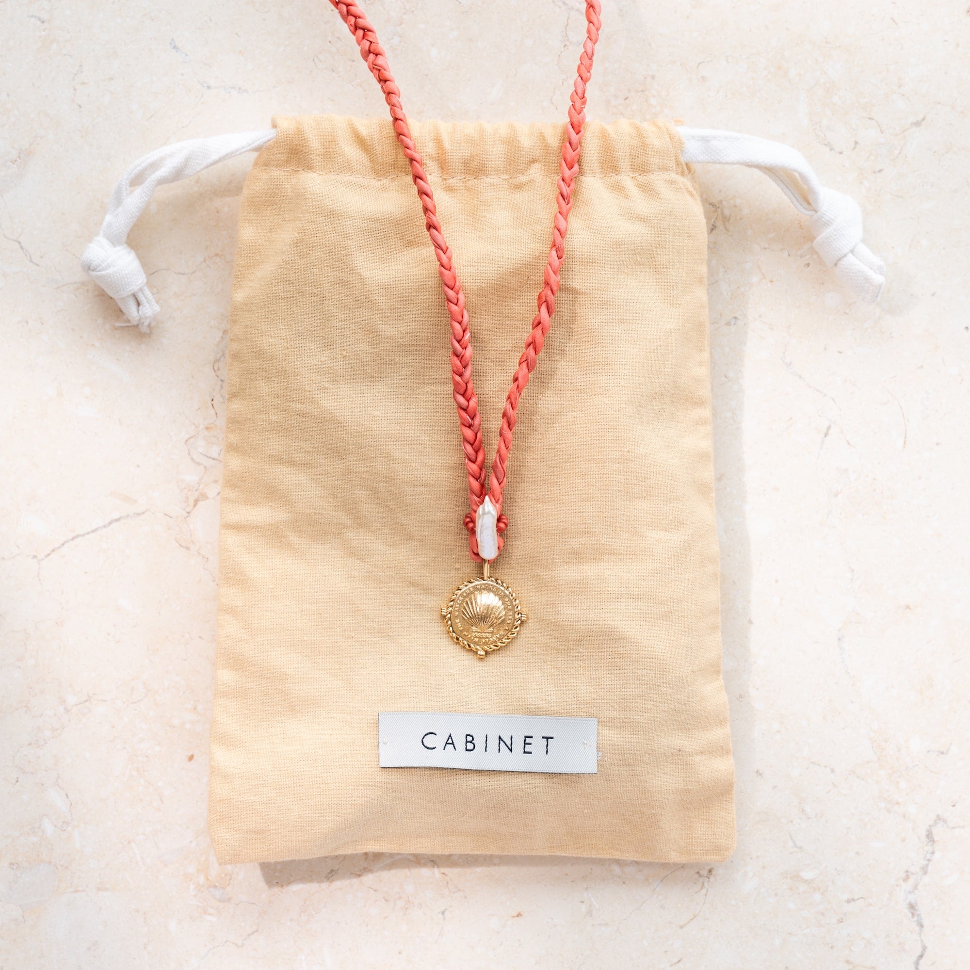 Woven Silk Cord Ondine necklace
