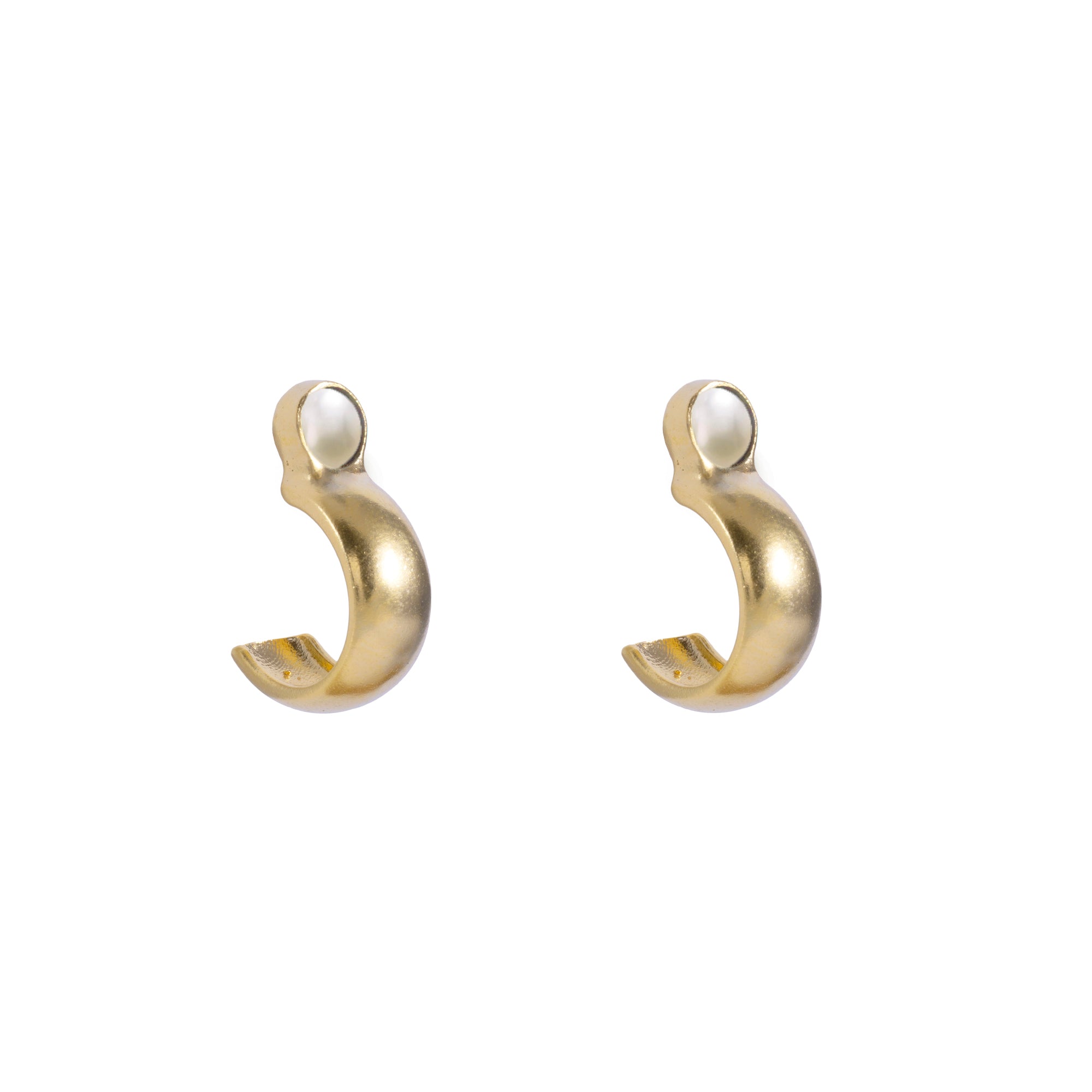 Kawai Hoop Earring Pearl
