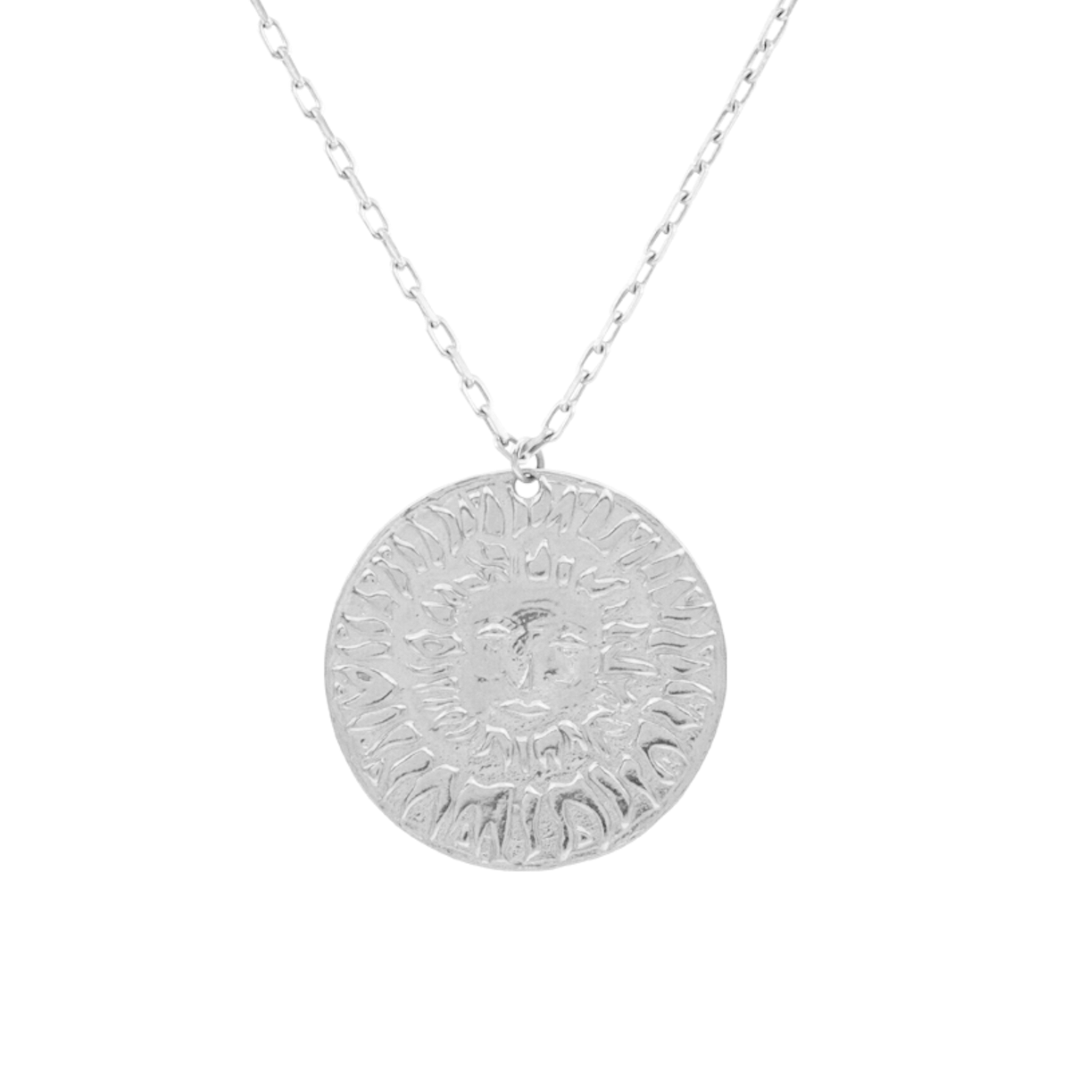 Lion Sun Pendant | Sterling Silver