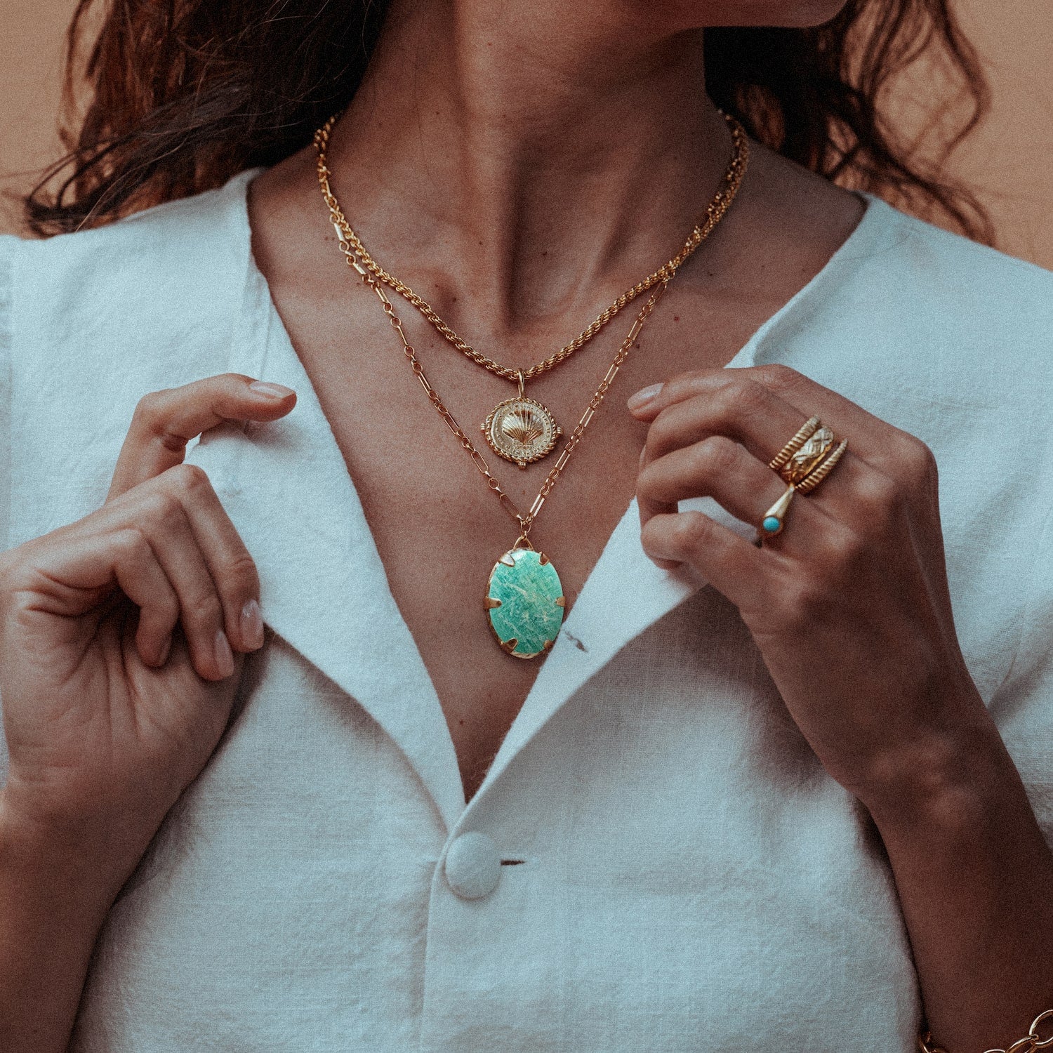 Amazonite Talisman Necklace