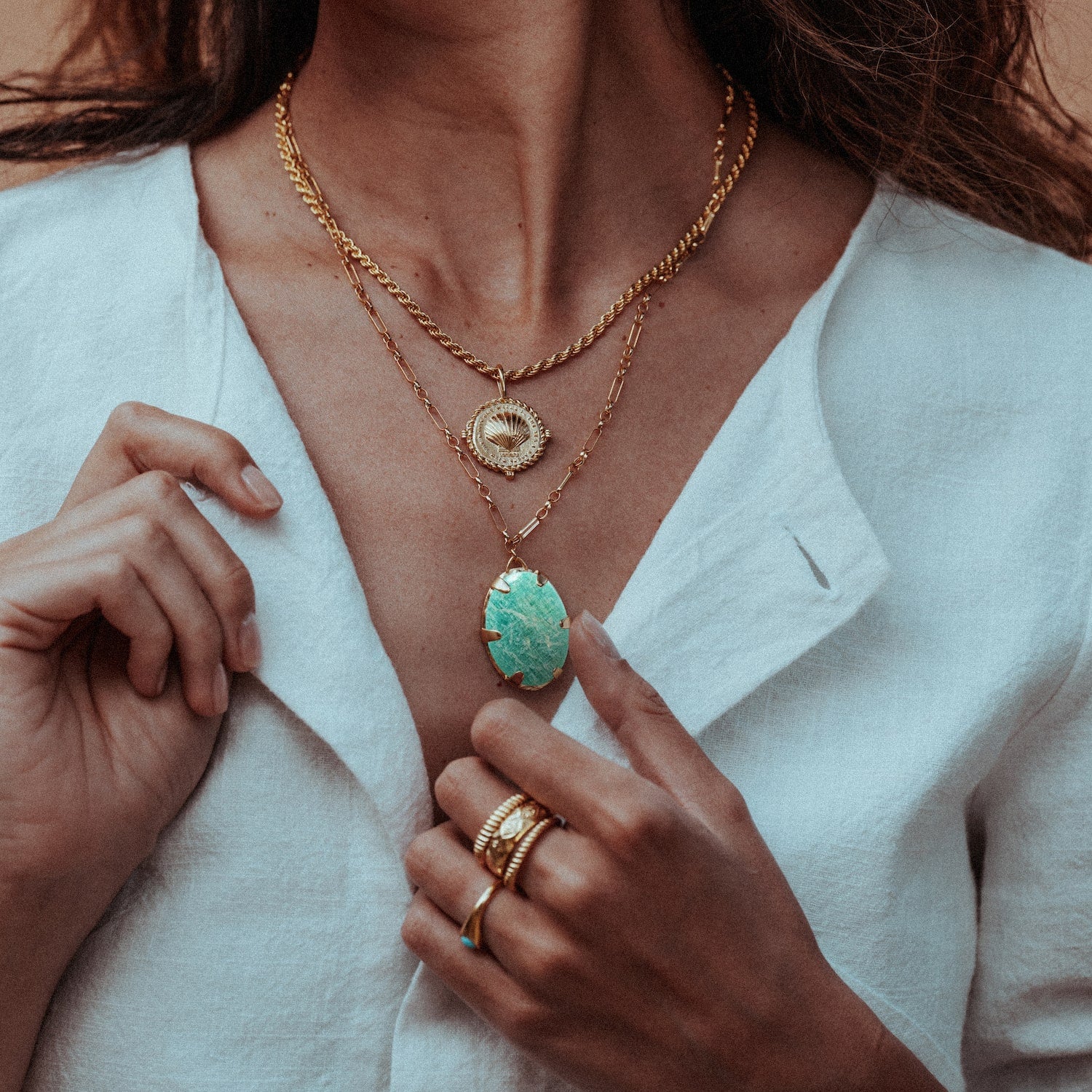 Amazonite Talisman Necklace
