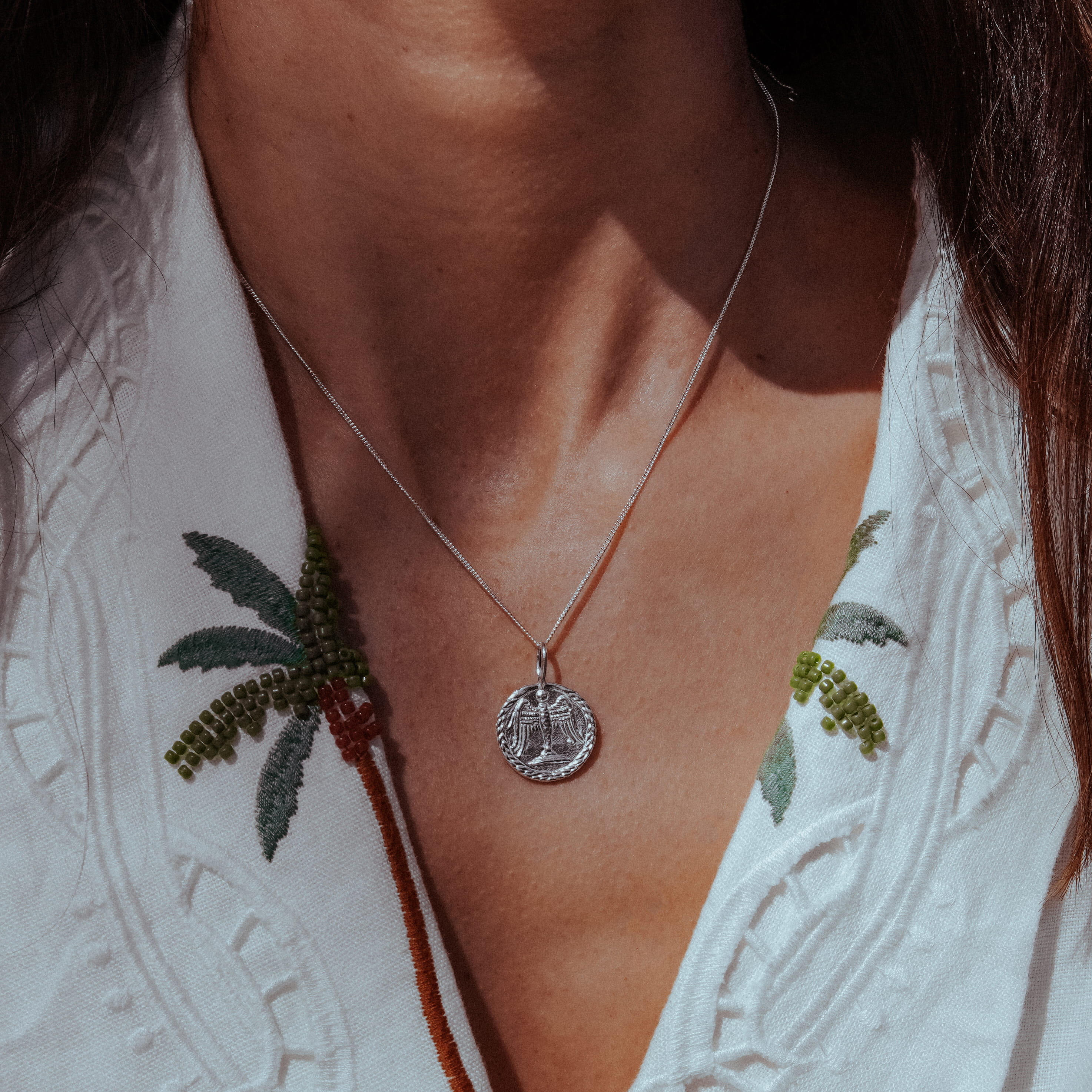 Lucia Angel Talisman Pendant | Sterling Silver