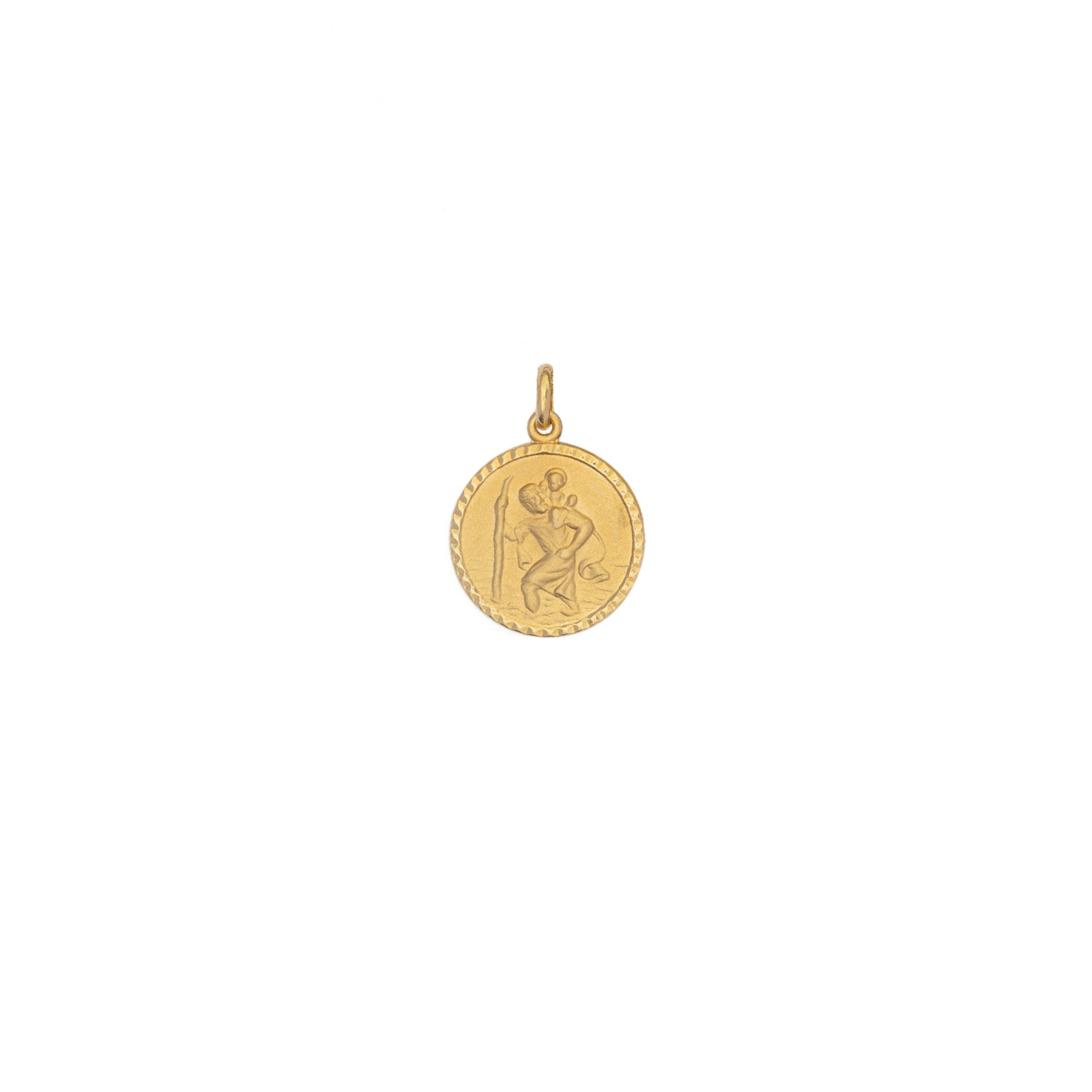 Safe Travels St Christopher Pendant Charm | Sample Sale