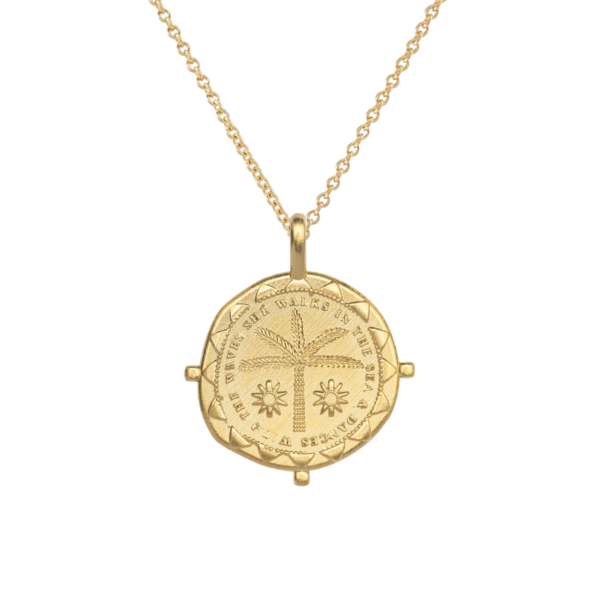 Shade Talisman Pendant On Trace Chain