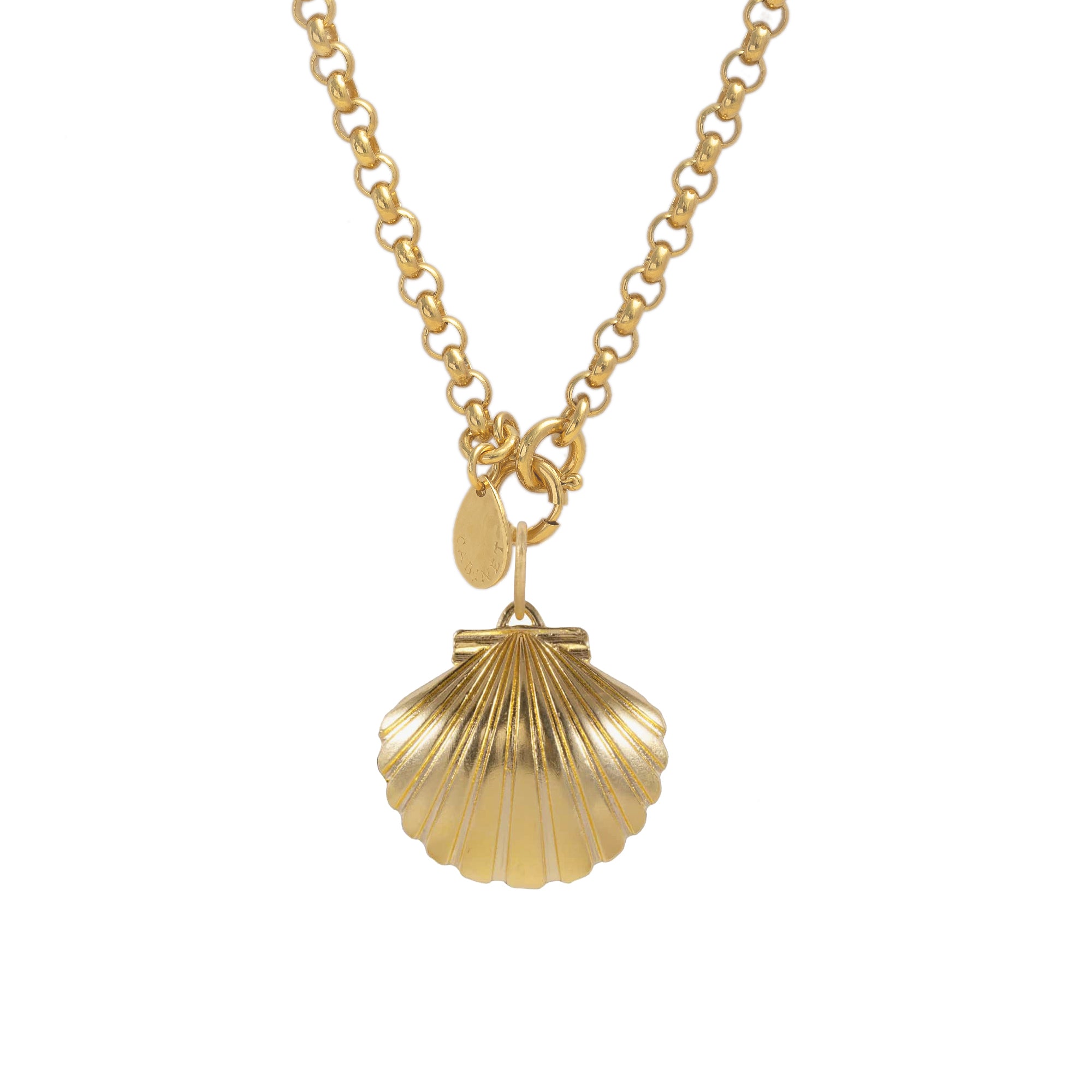 Ulla Shell Pendant On Royal Belcher Chain