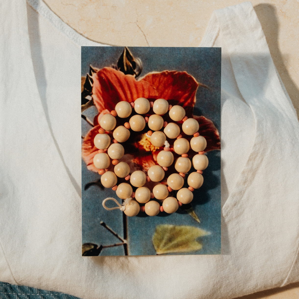 Handmade Wooden Bead Necklace | 15