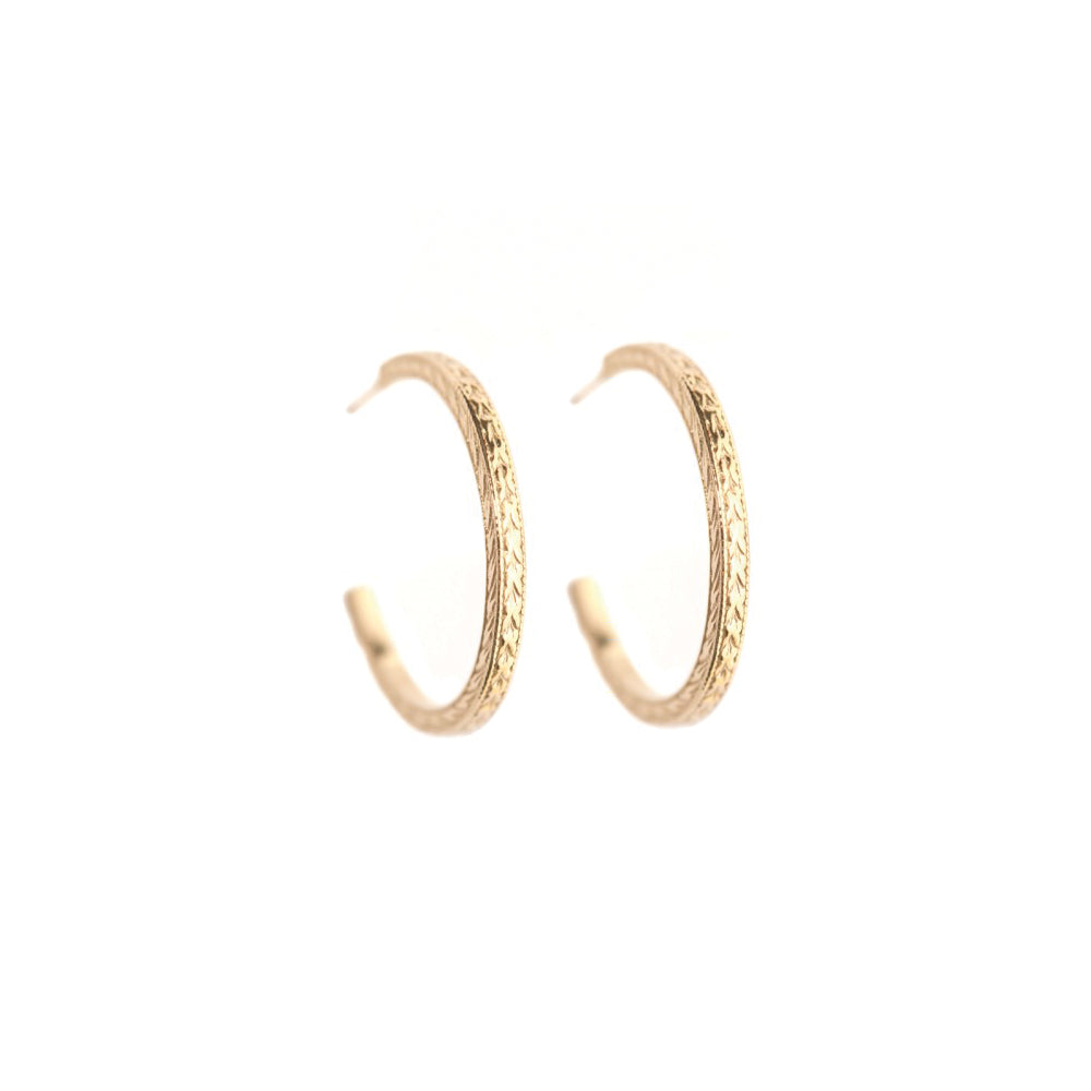 Plantation Hoop Earrings