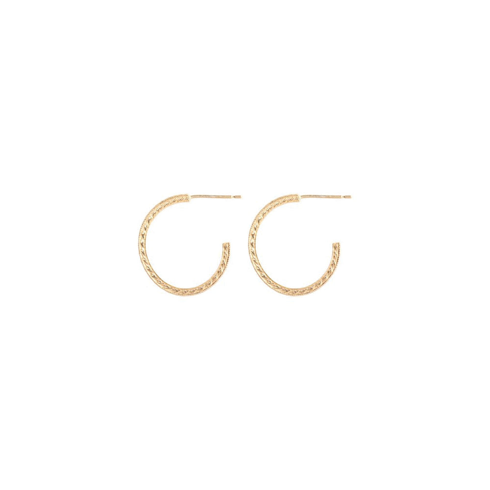 Plantation Hoop Earrings