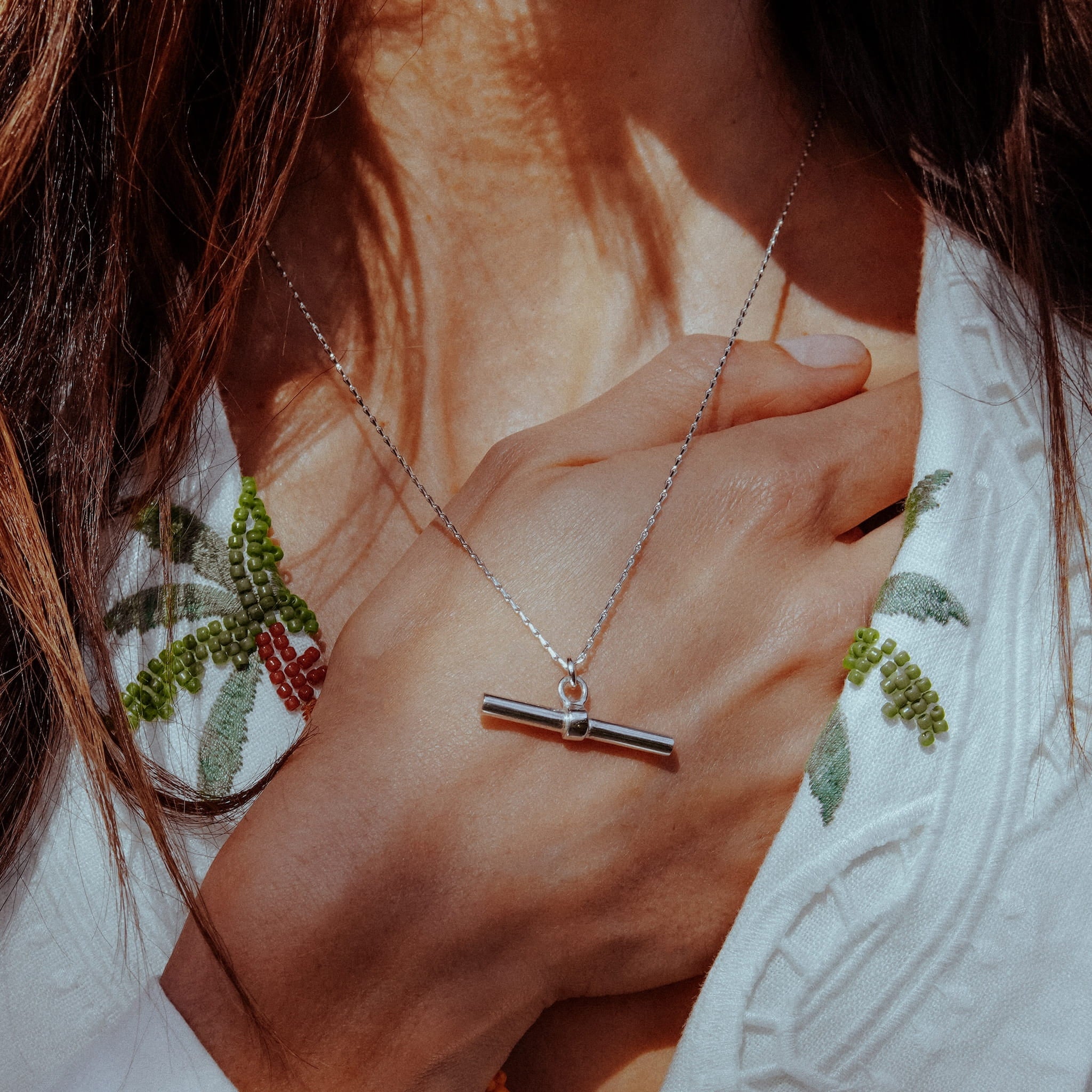 T-bar Pendant | Sterling Silver