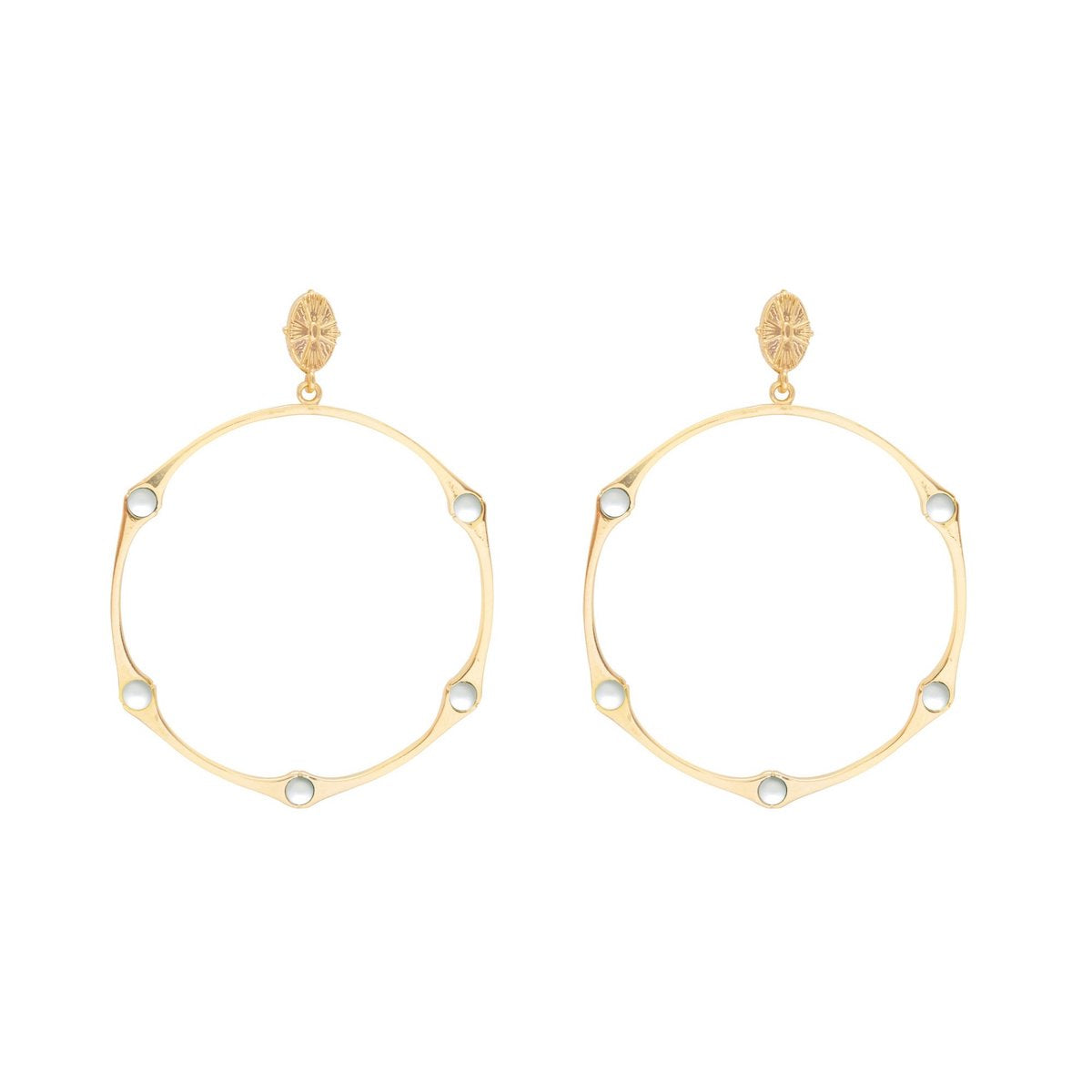 BAMBOO-PEARL-HINGED-SHELL-TOP-HOOP-EARRING-CABINET-JEWELLERY