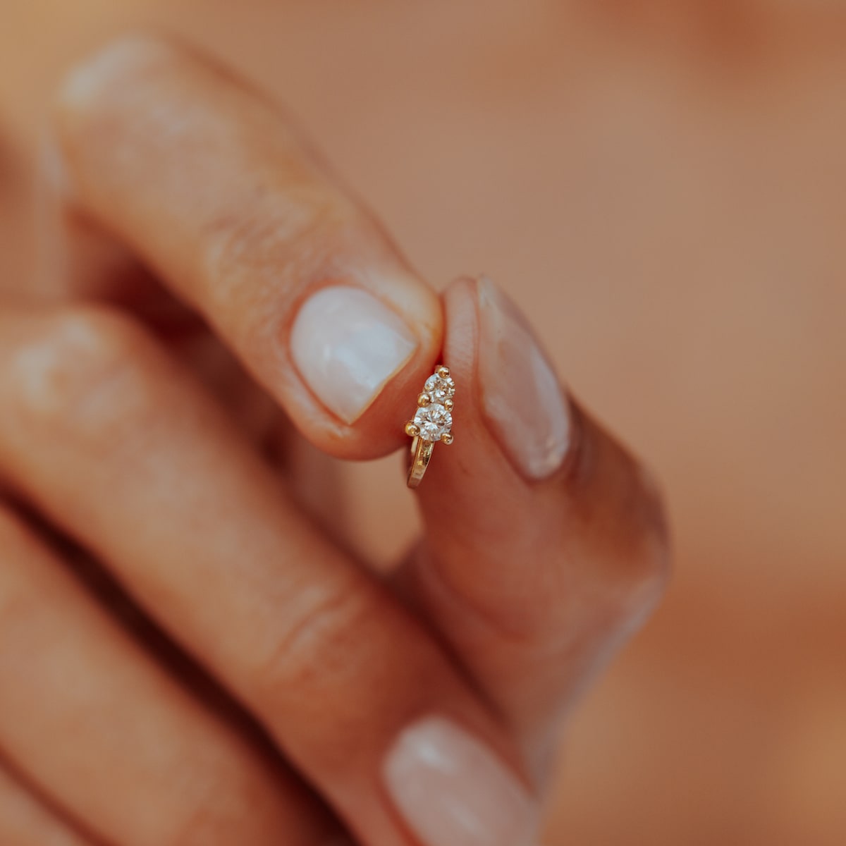 Dawn Stud Earrings Crystal