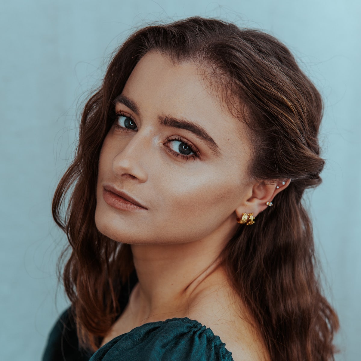 DIAMOND PALM CUFF EARRING CABINET JEWELLERY