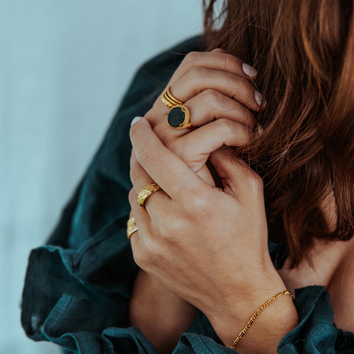 Diamond Palm Ring