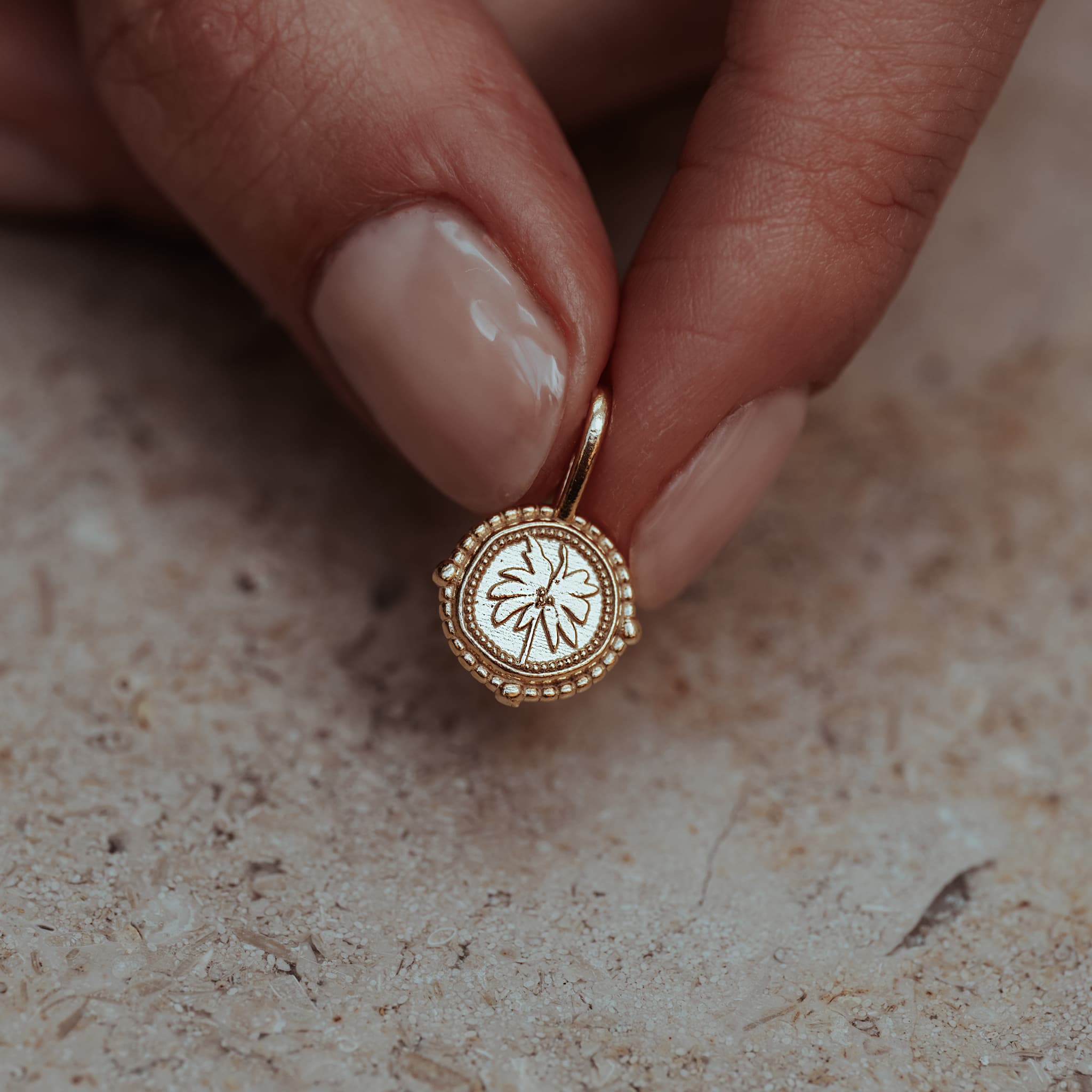 Coco Palm Mini Talisman Necklace | Sample Sale