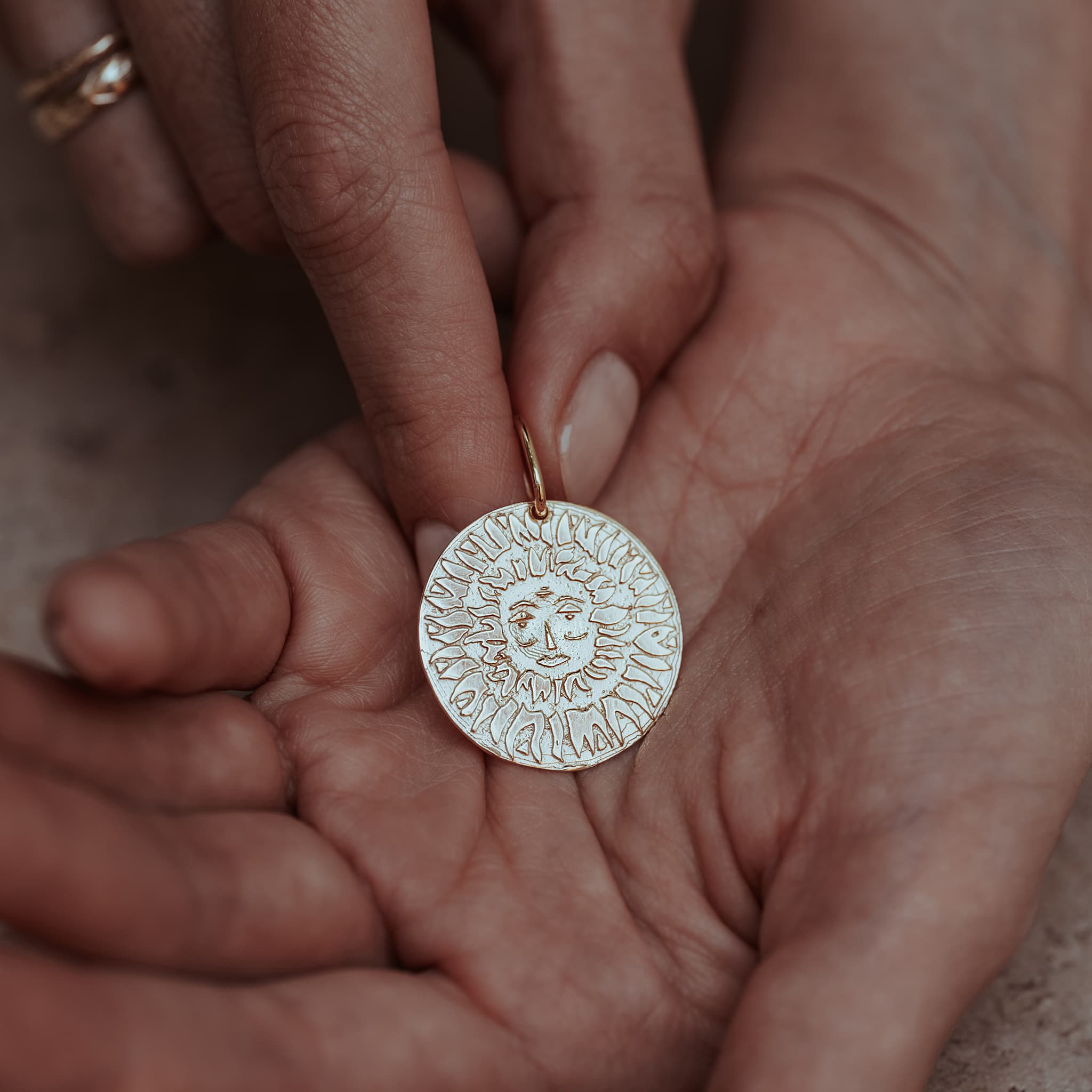 Lion Sun Pendant