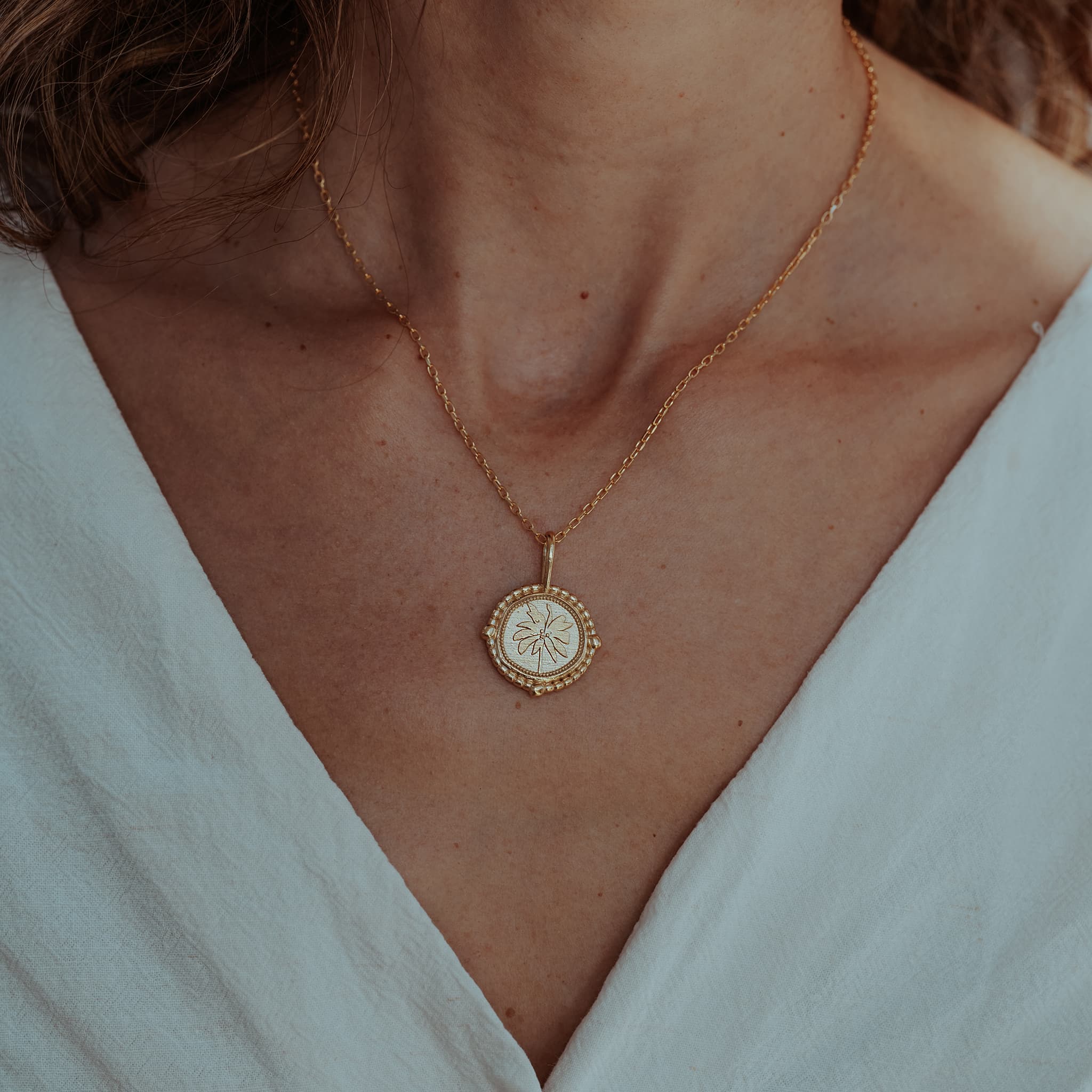 Coco Palm Talisman Necklace