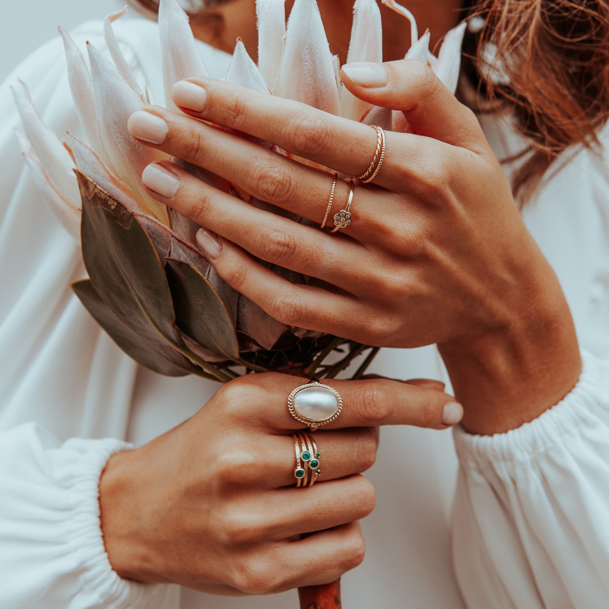 Union Ring Emerald