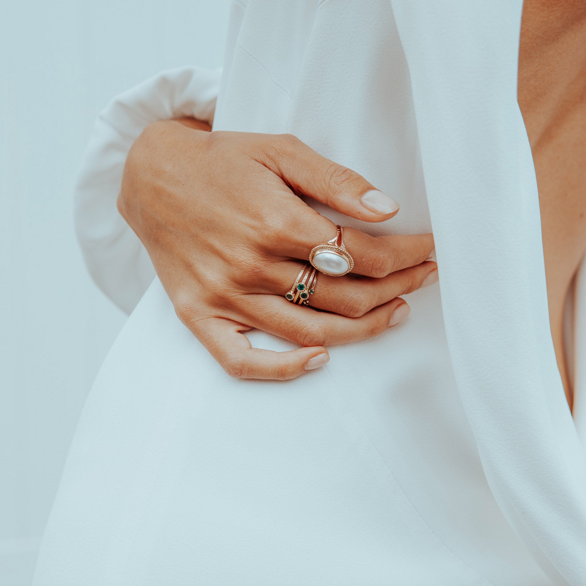 Union Ring Emerald