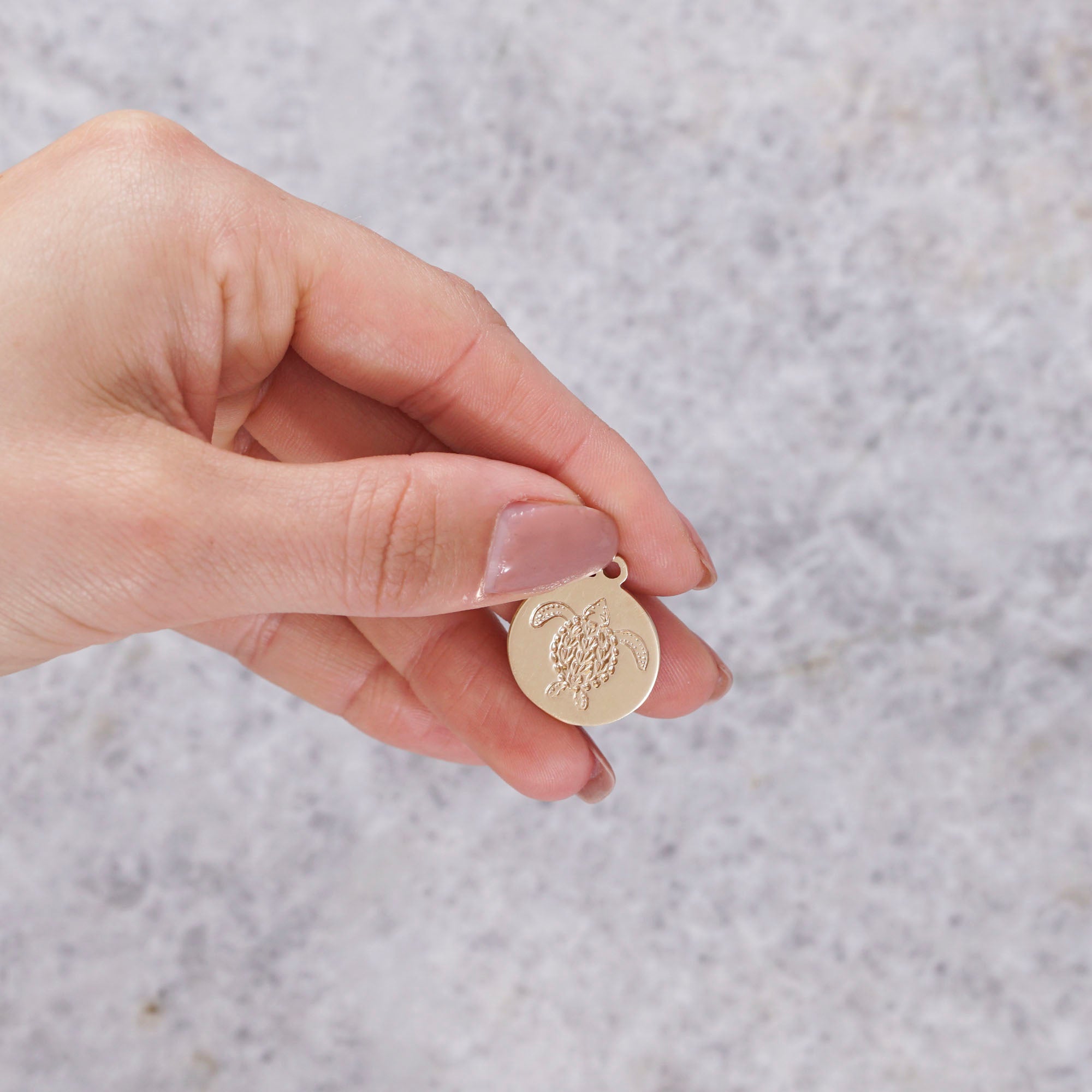 Ridley Turtle Coin Pendant