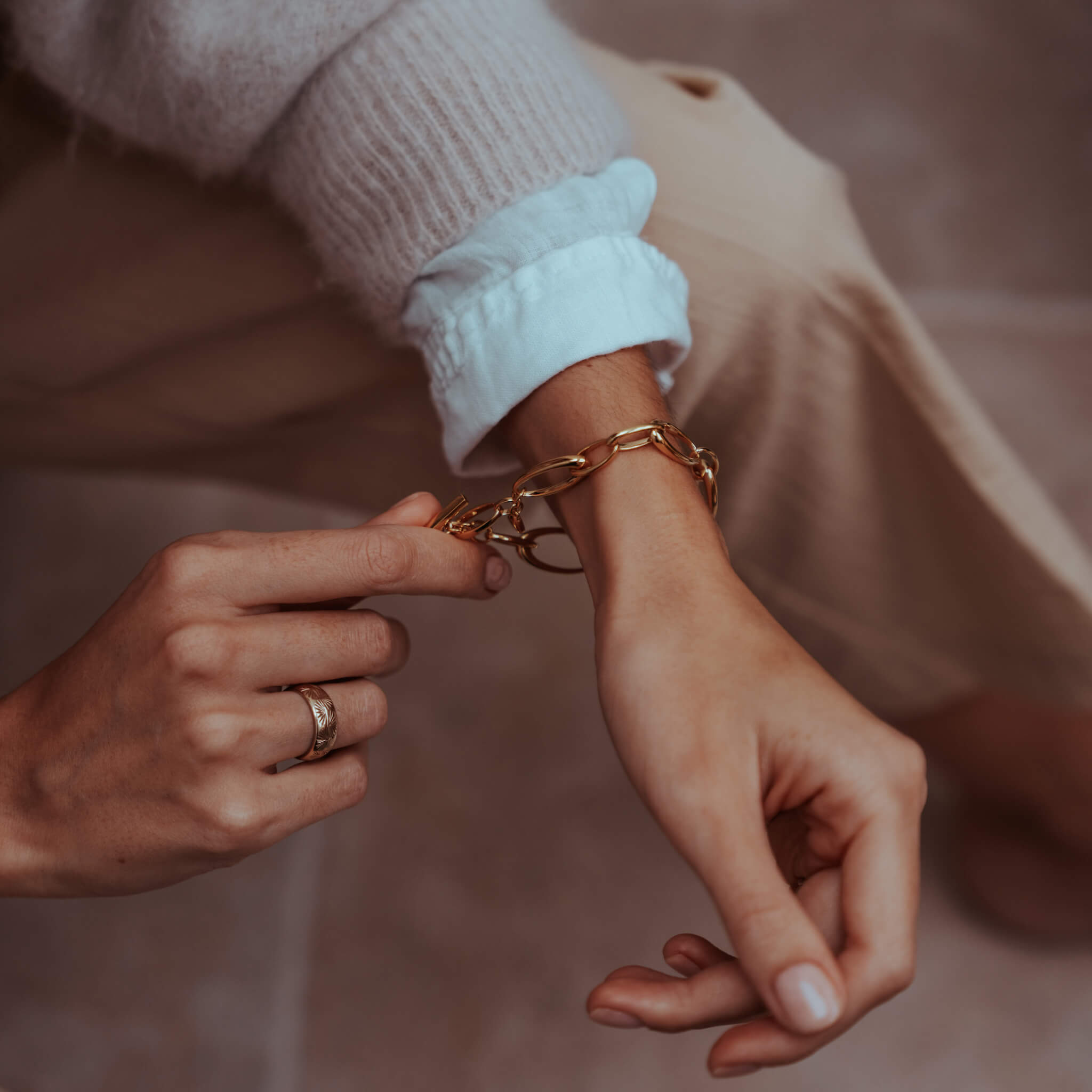 Evelyn Chunky Chain Bracelet