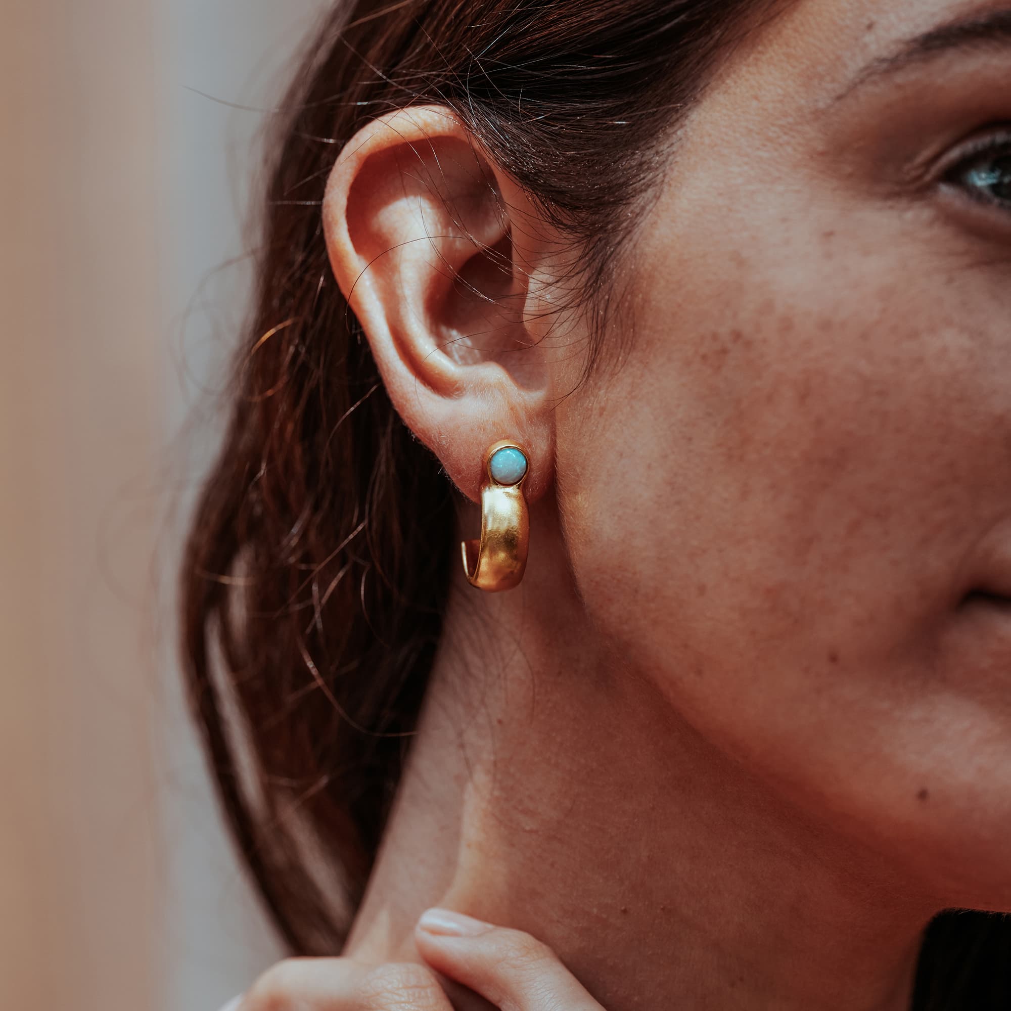 GOLD-CHUNKY-OPAL-KAWAI-CUFF-HOOP-EARRINGS-DSC07456-HIGH-RES-ORIGINALS-CABINET-JEWELLERY-CHLOE-UPTON-STUDIO-PHOTOGRAPHY