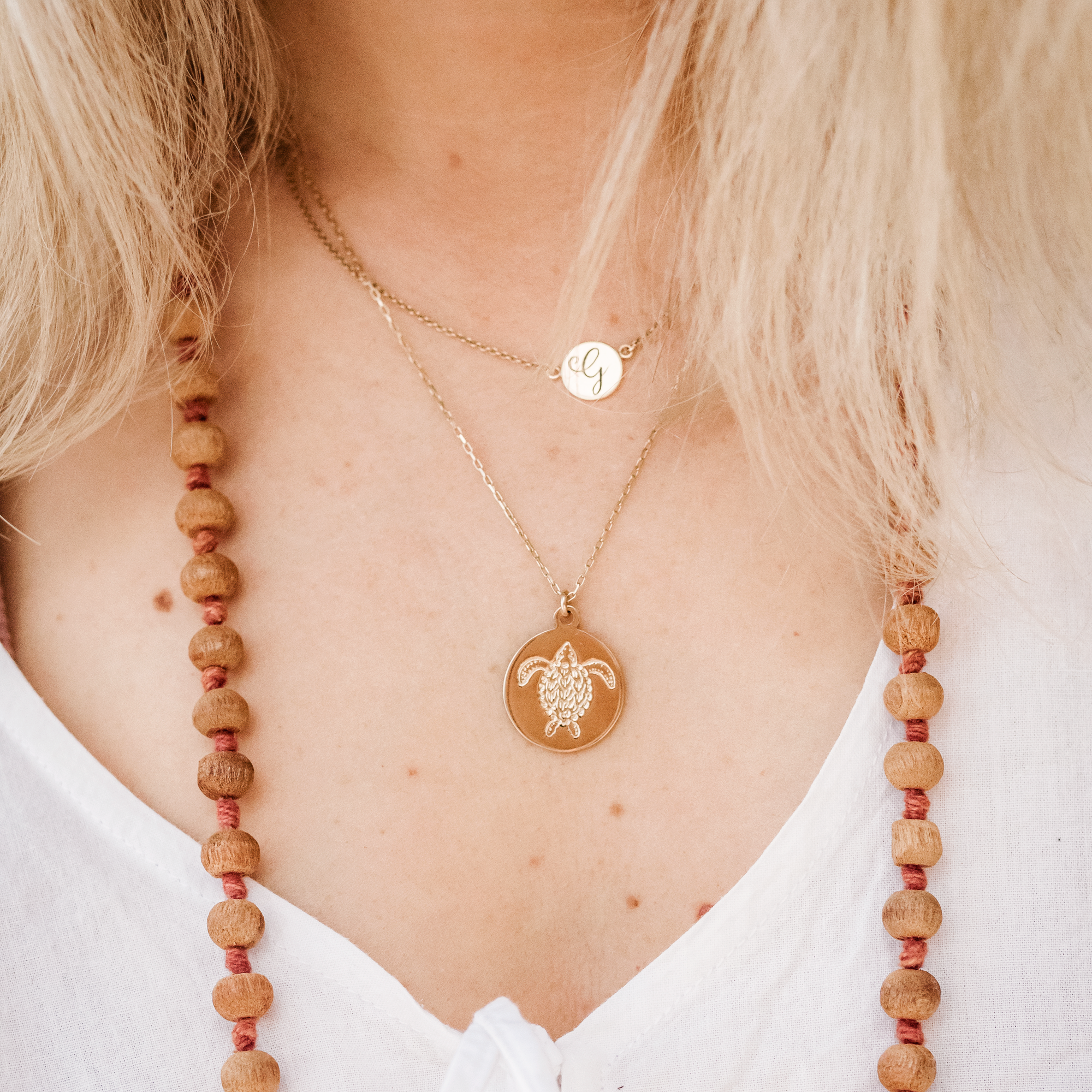 Ridley Turtle Coin Pendant