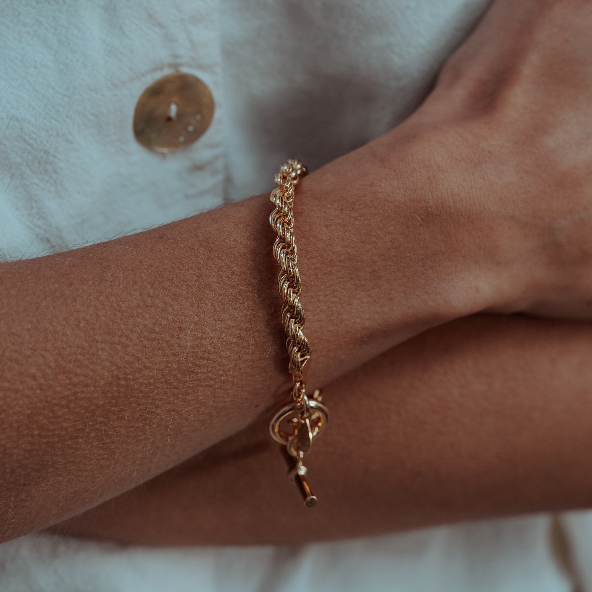 Chunky Isla Woven Rope Bracelet