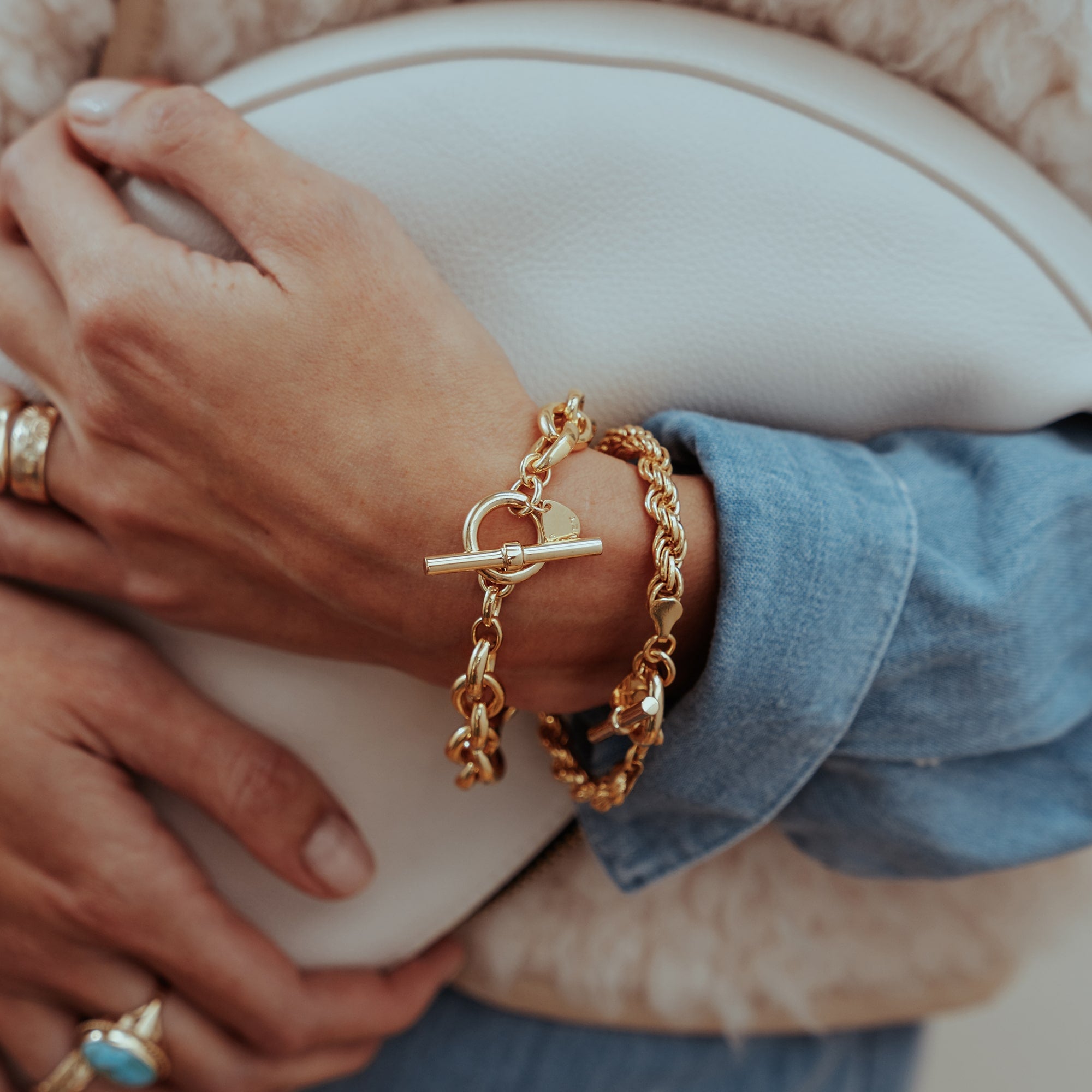 Chunky Isla Woven Rope Bracelet