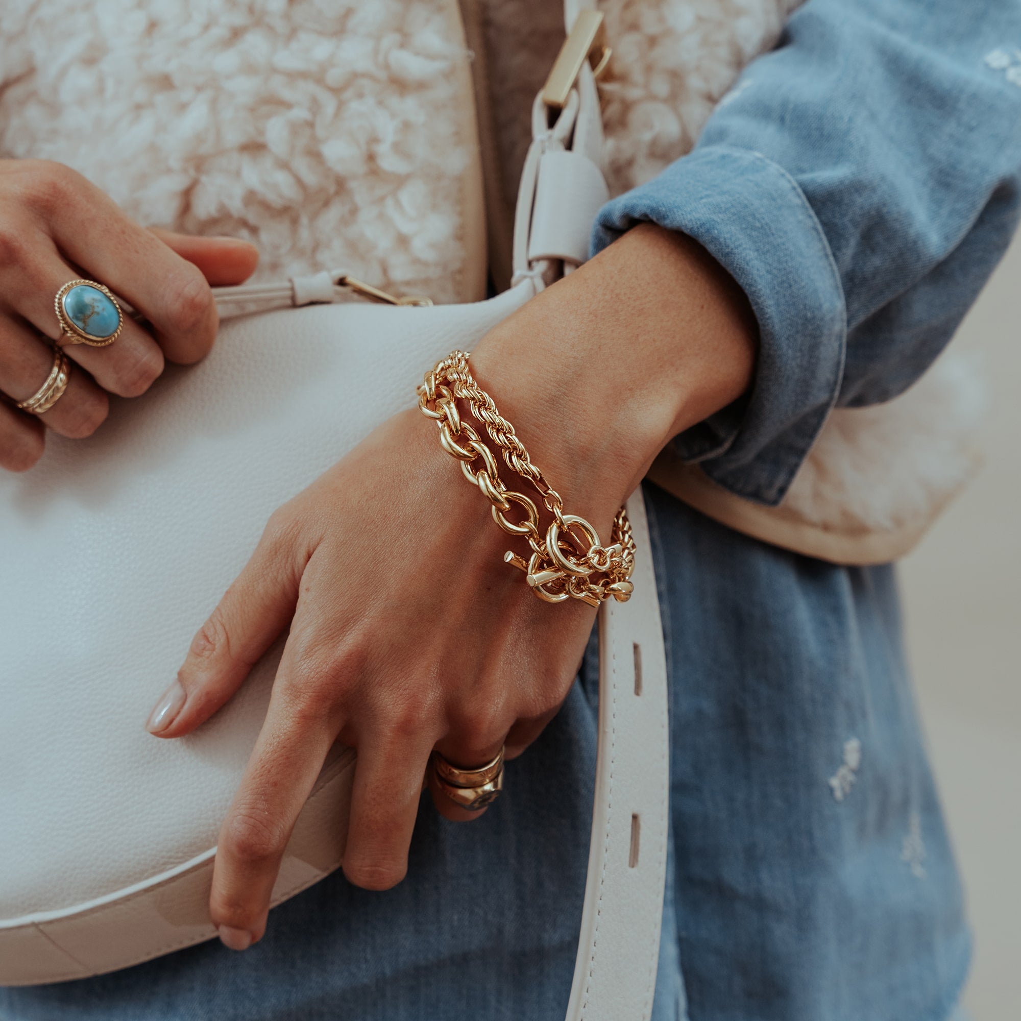Chunky Isla Woven Rope Bracelet