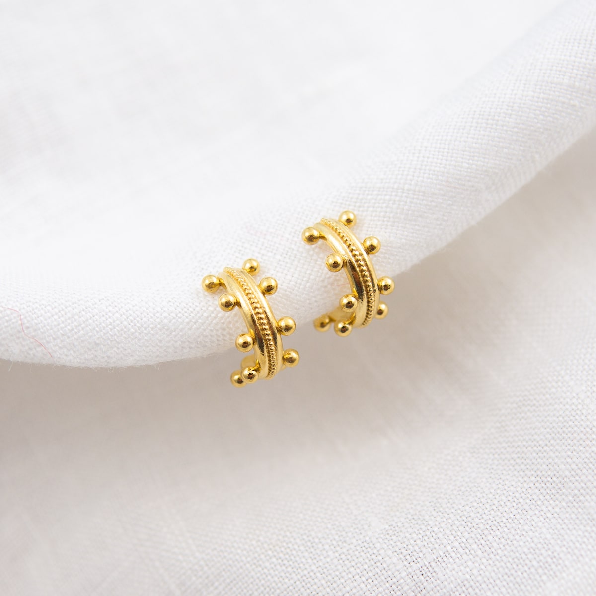 MINI BEADED NEPTUNE CUFF EARRINGS