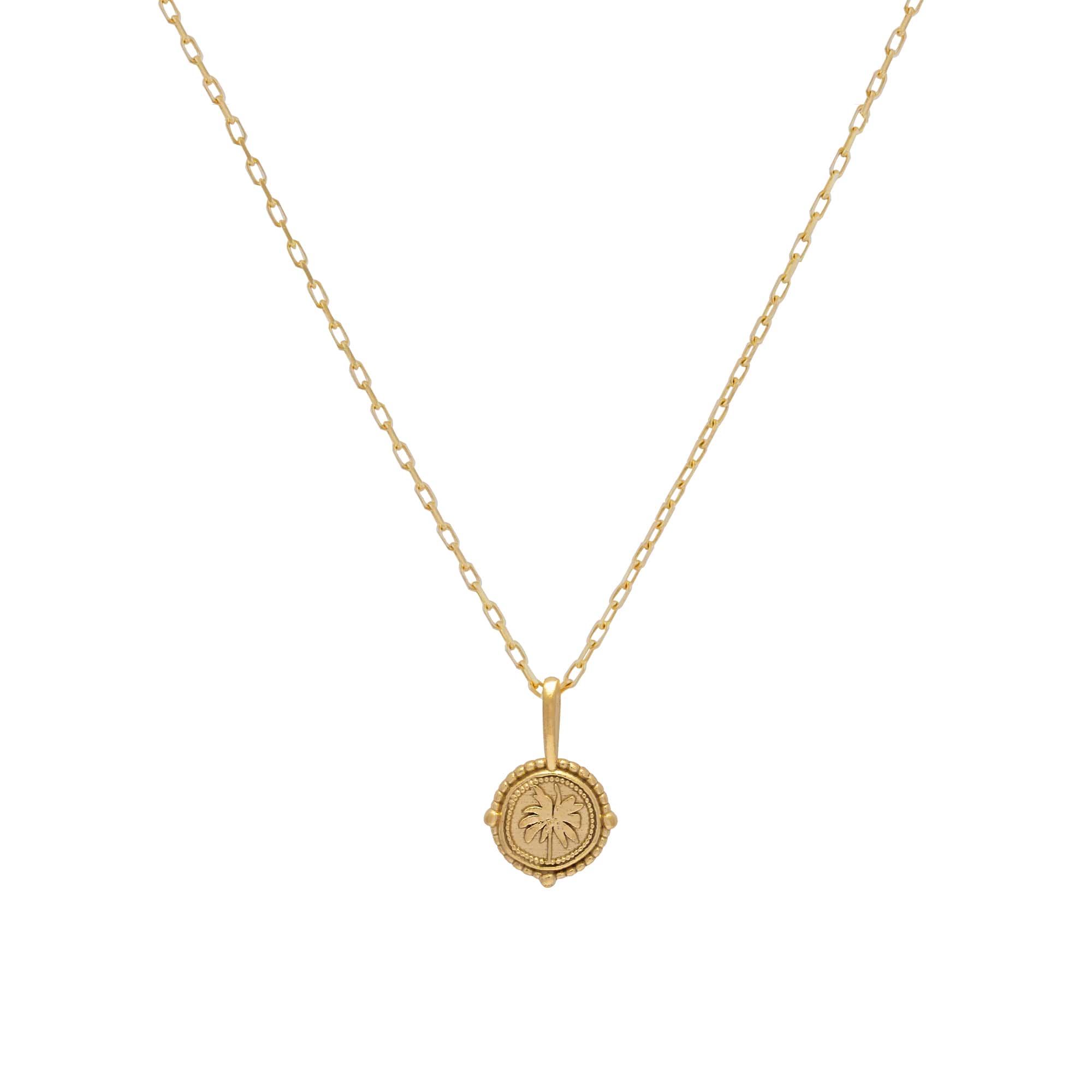 Coco Palm Mini Talisman Necklace