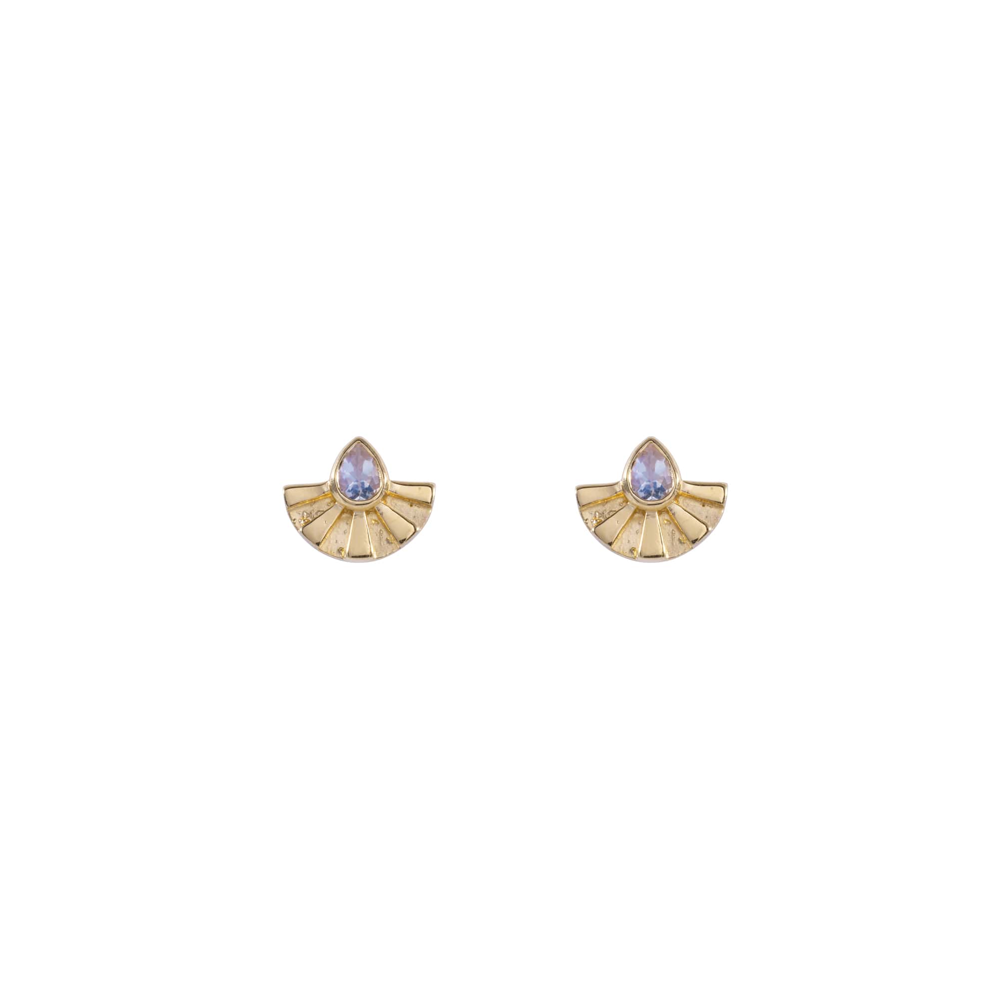 Sunrise Studs Moonstone