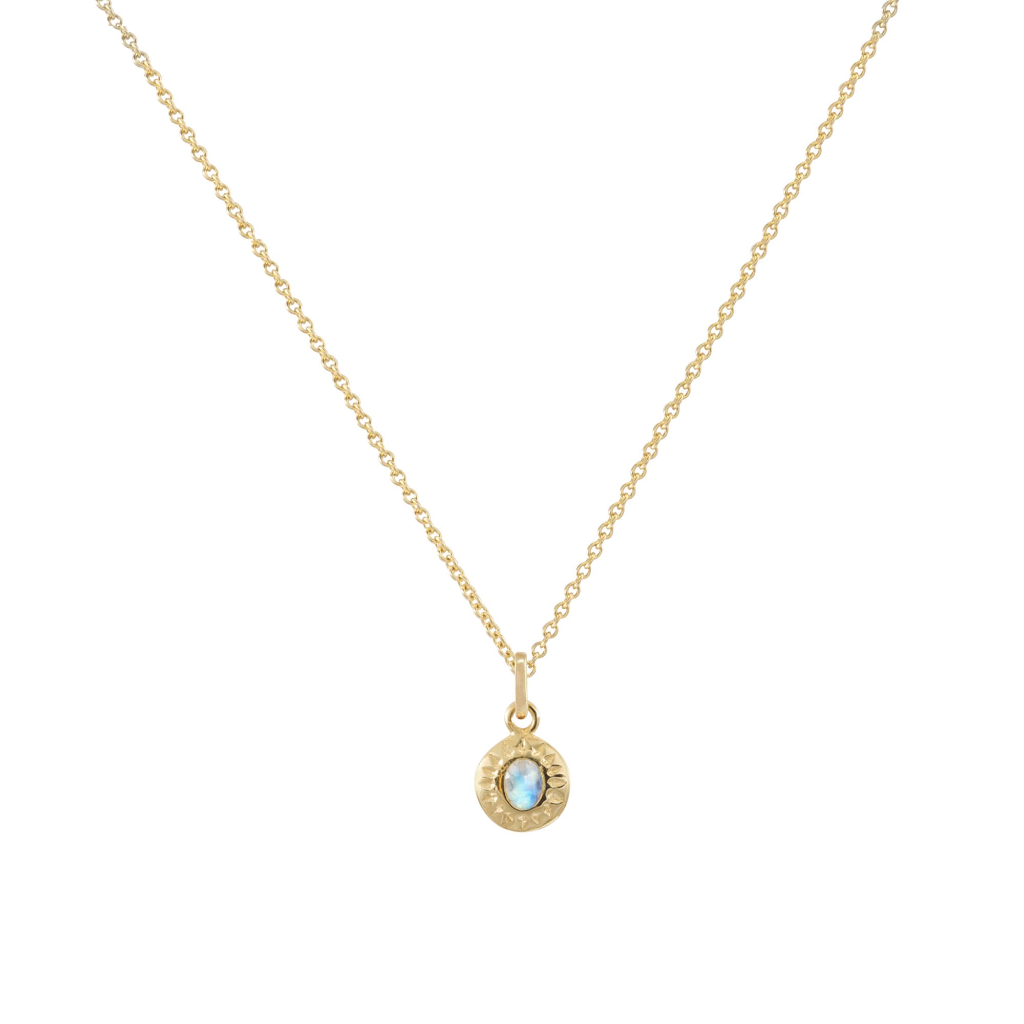 Water Charm Pendant Moonstone