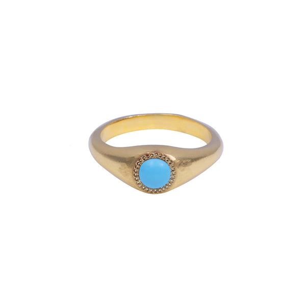 Ariana Pinky Ring Turquoise