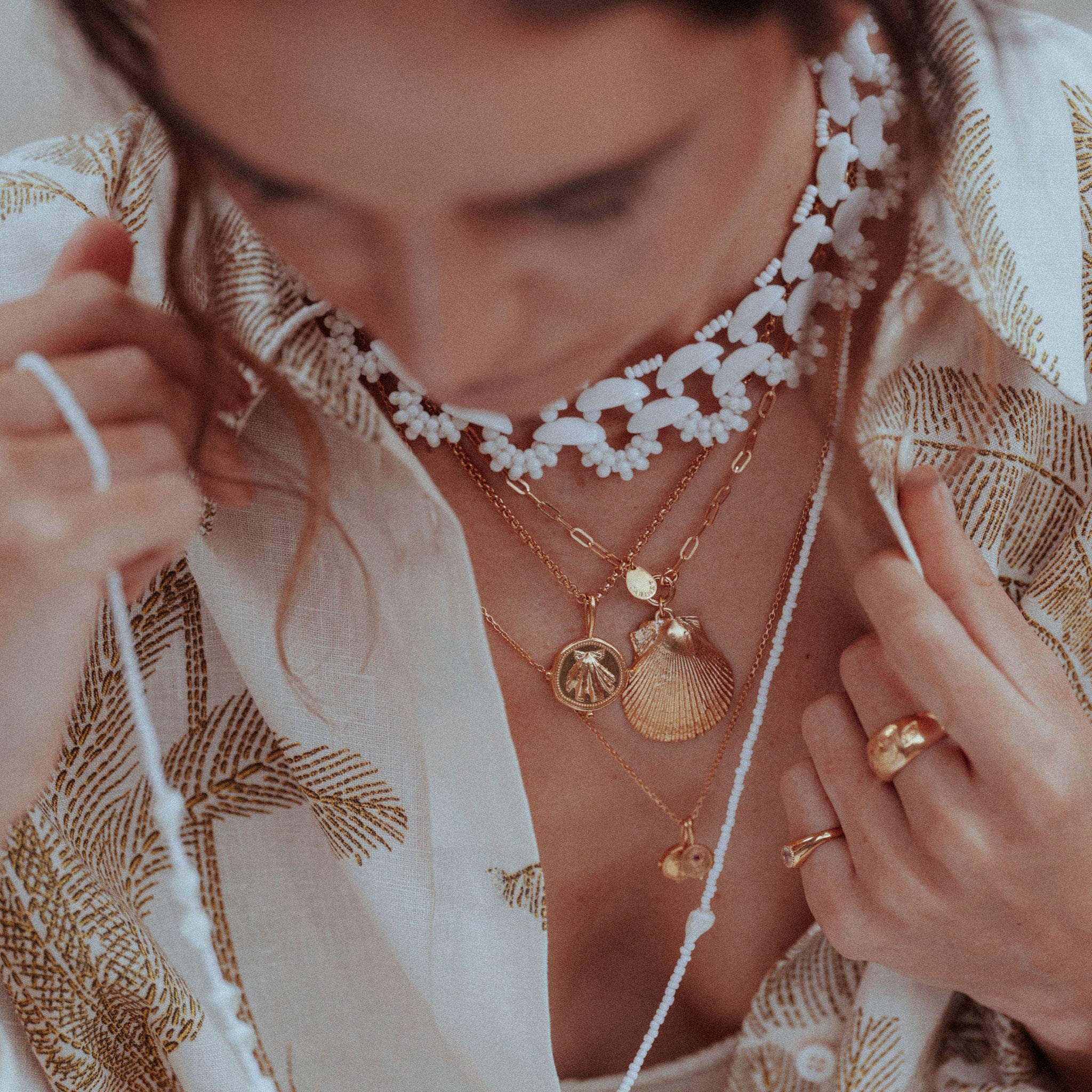 Beachcomber Shell Talisman Necklace