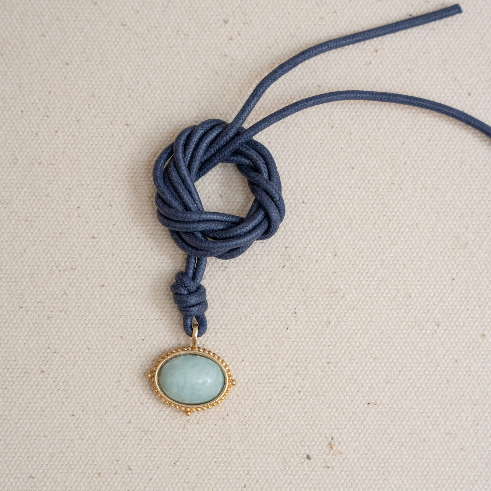 Pale Amazonite Talisman Pendant