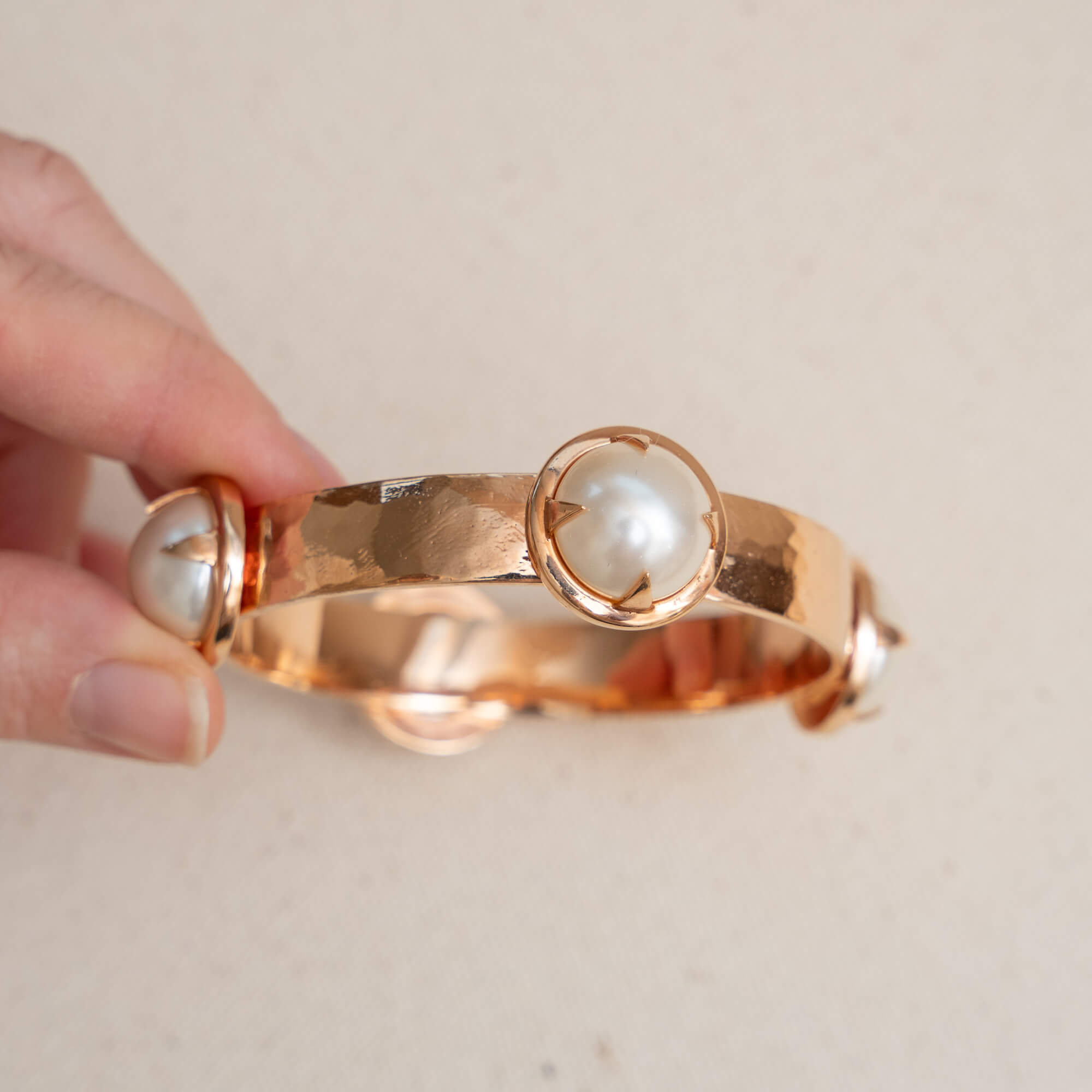 Oyster Pearl Bangle