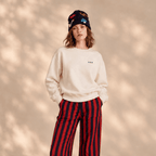 Small But Mighty Adults Jumper | White Grey
