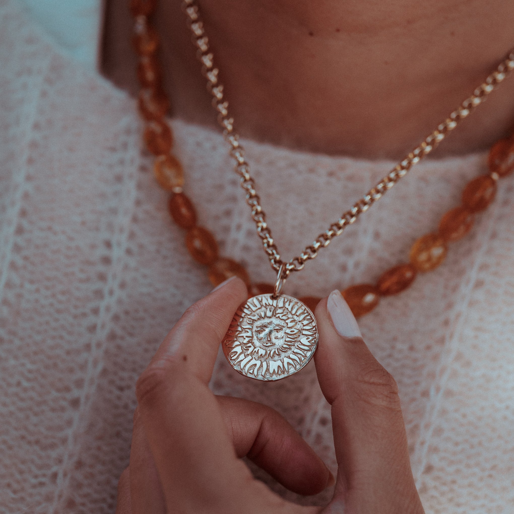 The Royal Lion Sun Necklace