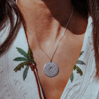 Lion Sun Pendant | Sterling Silver