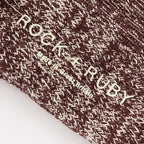 Dark Cherry Elsie Cotton Socks