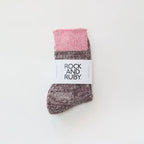 Dark Cherry Elsie Cotton Socks